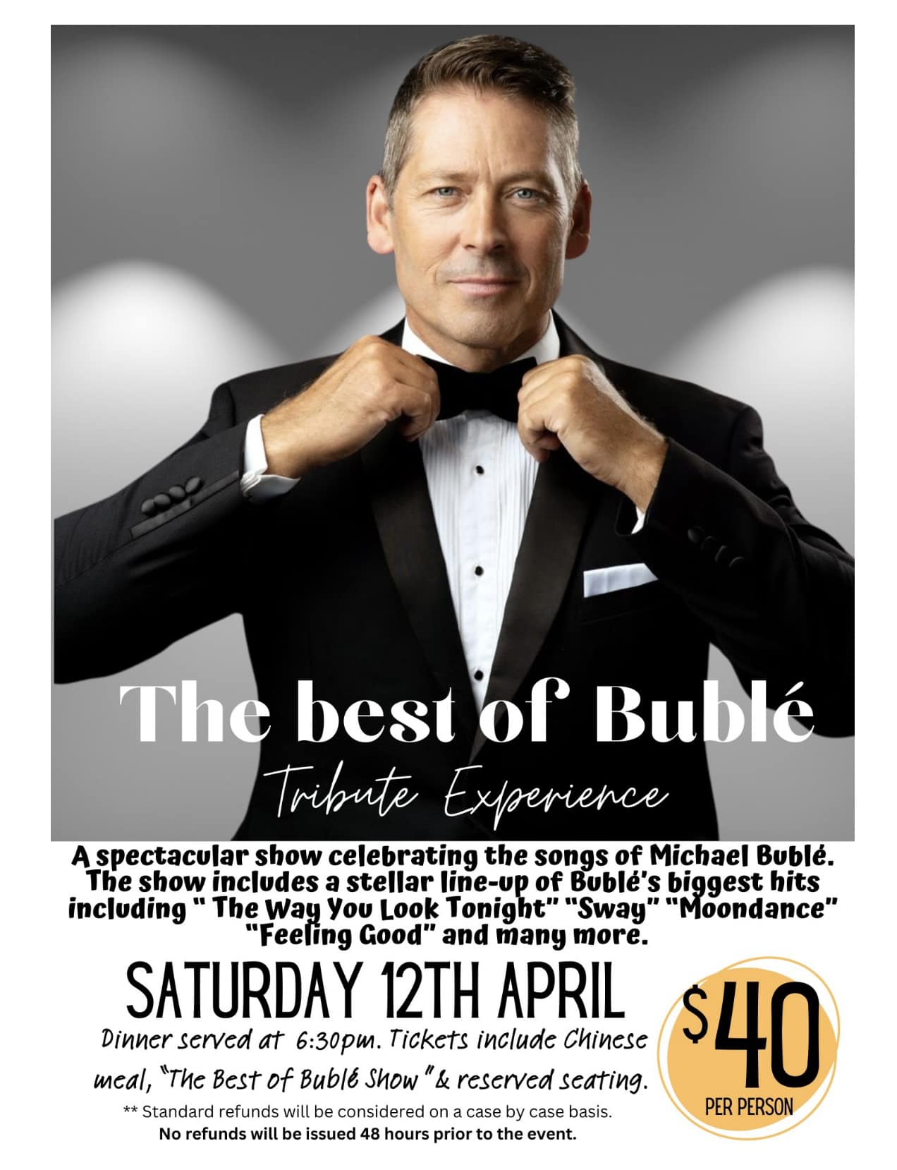 Solander - New dinner and show ! See Bar Staff for bookings and ticket ...