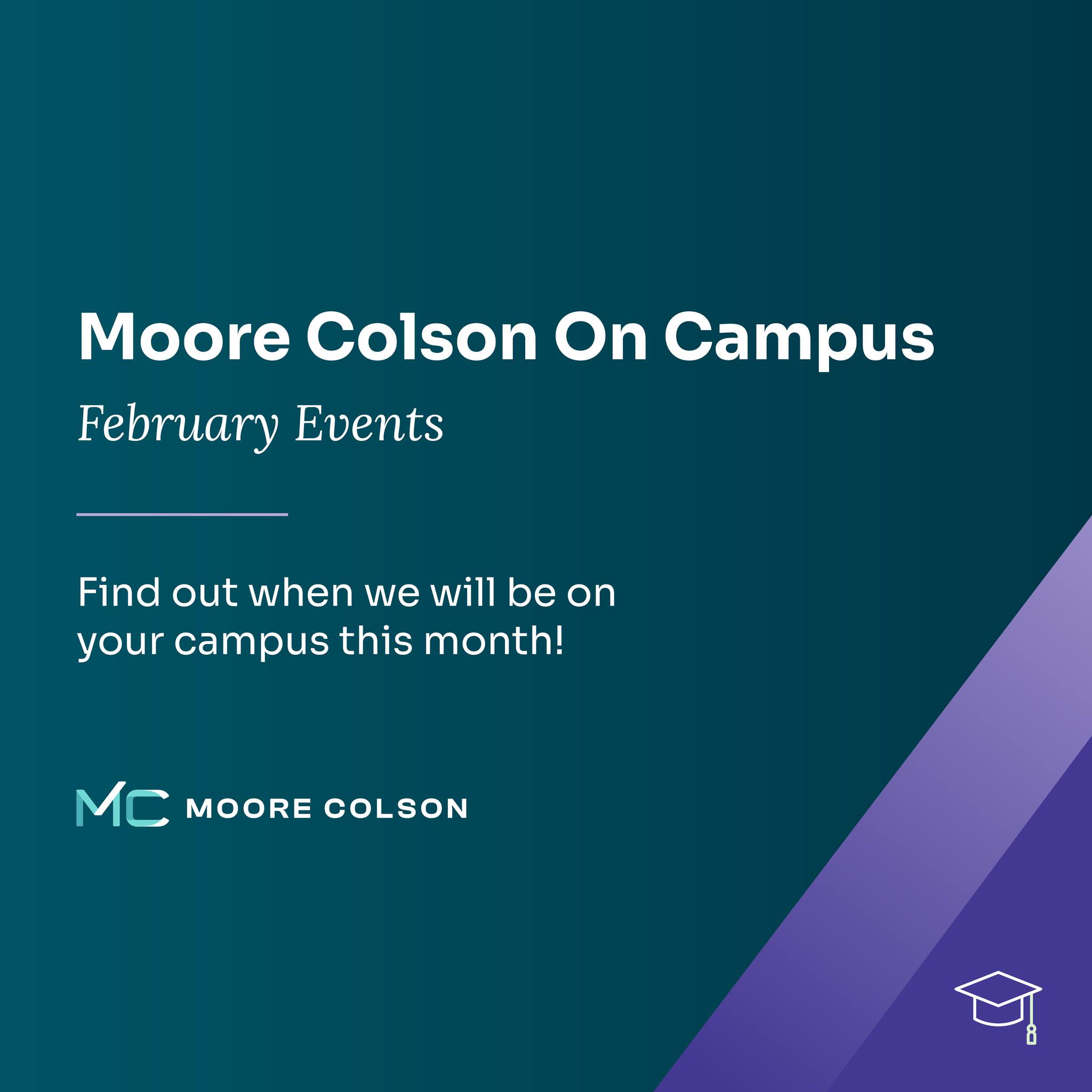 Moore - Our team will be visiting schools across the Southeast this ...