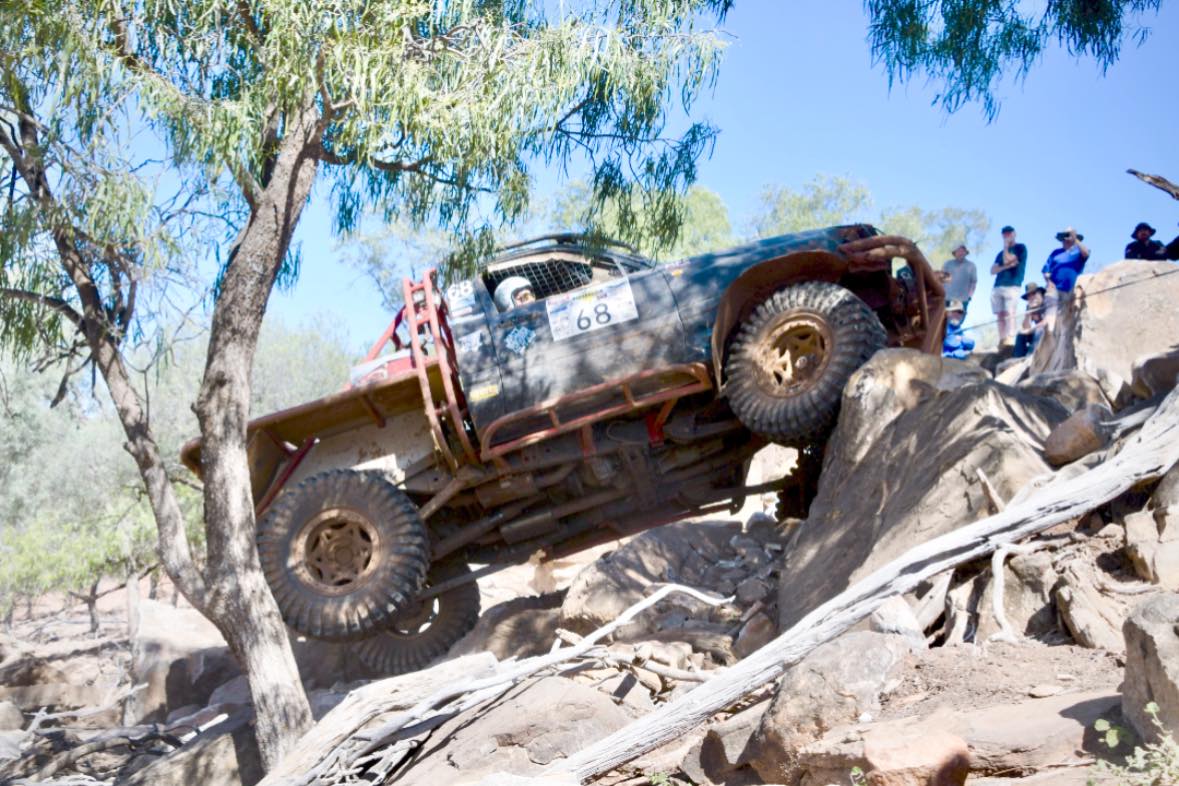 Mosko - Big rock! This was from the winch stage at the Millweld Customs ...