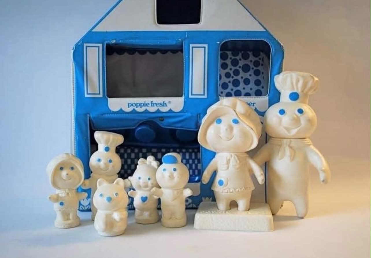Pillsbury dough boy family and house. 1970s