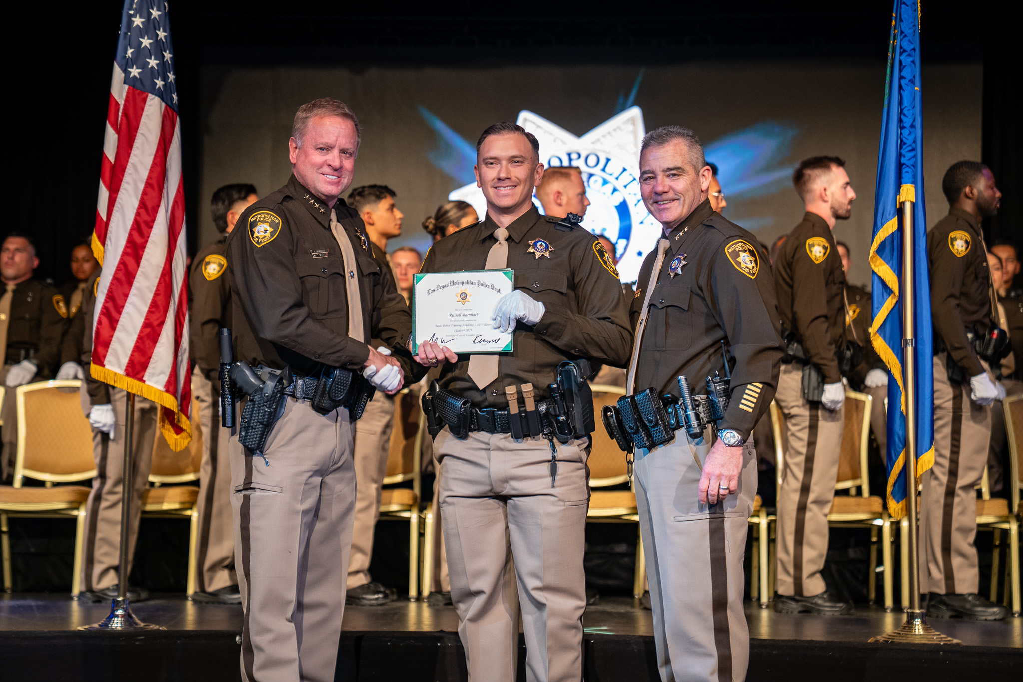LVMPD - Congrats, Police Officer Class 04-2025! 👮‍♀️🎓 Today, we proudly ...