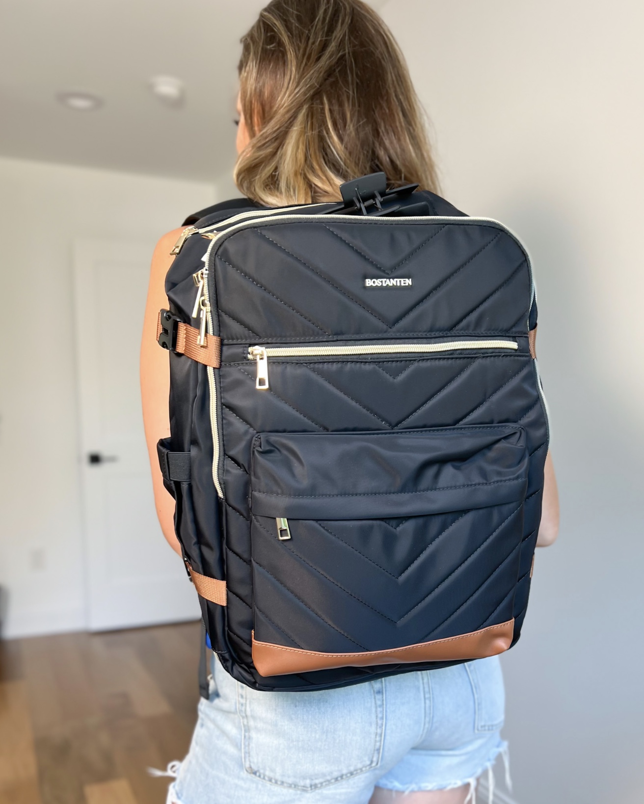 backpack with 15 laptop sleeve and waist strap Cool Sling Pack in Sleeve, Dark Slate by Tote Bag Factory A padded sleeve ensures your laptop stays safe Waterproof 15 inch Laptop Backpack