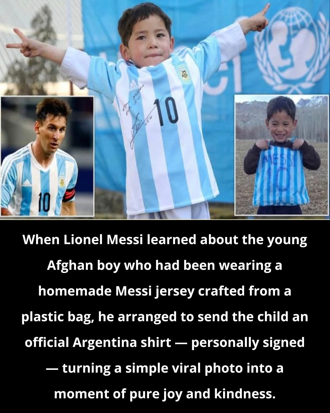 F'd - When Lionel Messi heard about the young Afghan boy who’d been ...