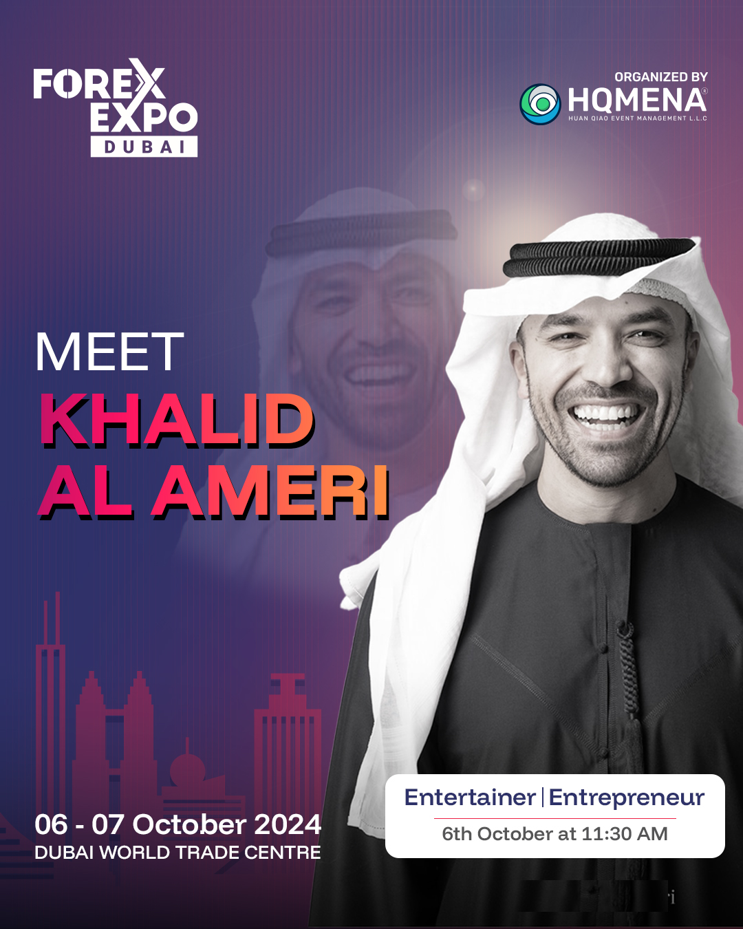 FOREX EXPO - We’re honored to welcome Khalid Al Ameri ,... | Facebook