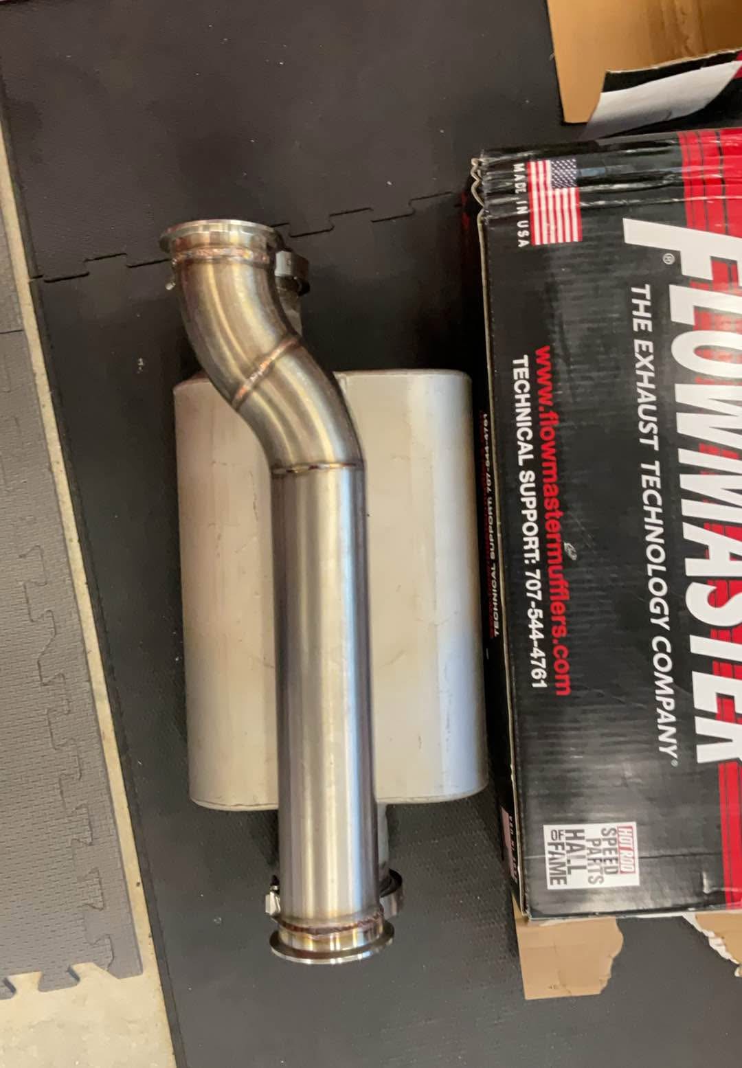 Flowmaster Muffler 853046 SS Flow Master 3” with bypass Quick ...