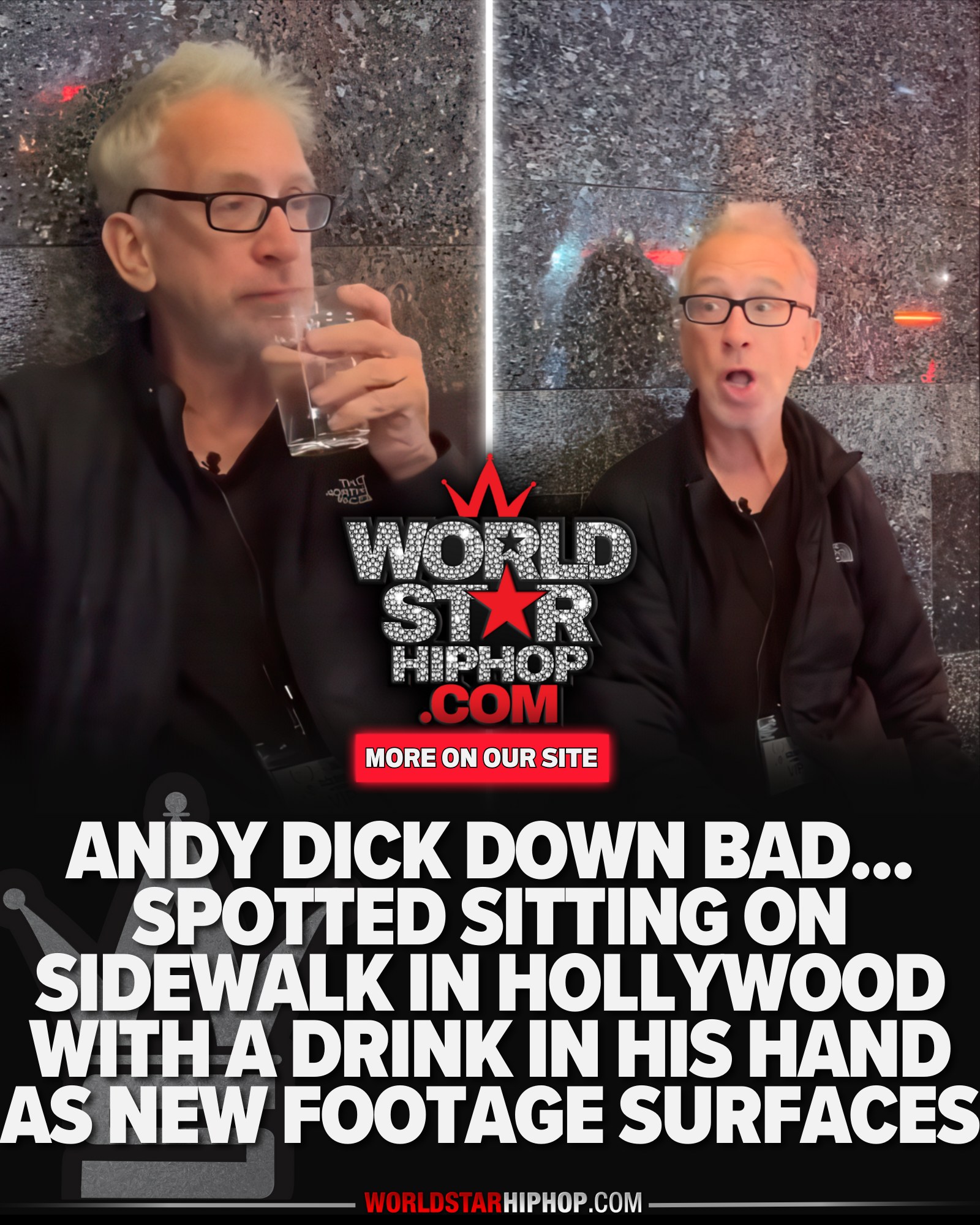 Worldstar - New footage shows comedian Andy Dick sitting on a Hollywood ...