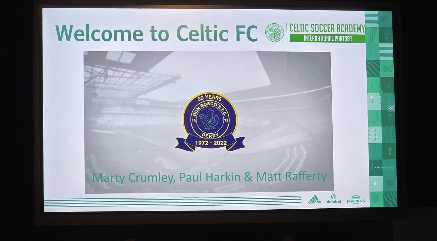 🍀 CELTIC COACHES CONVENTION 🍀... - Don Boscos Football Club | Facebook