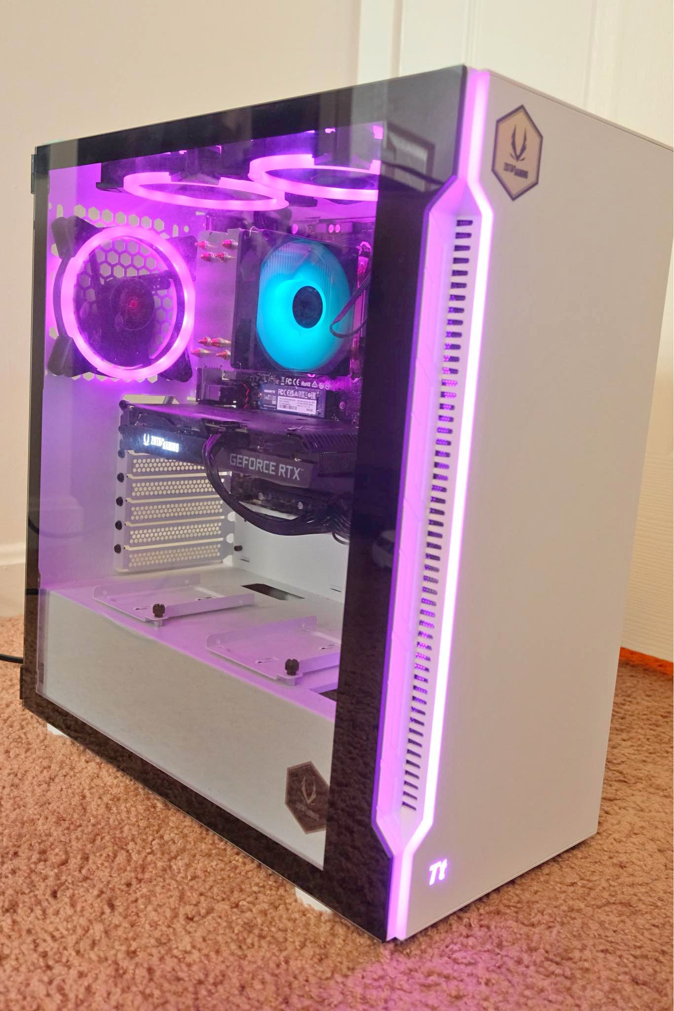 Skytech Gaming Archangel Gaming Computer PC Desktop Ryzen 5 5600X 3 ...