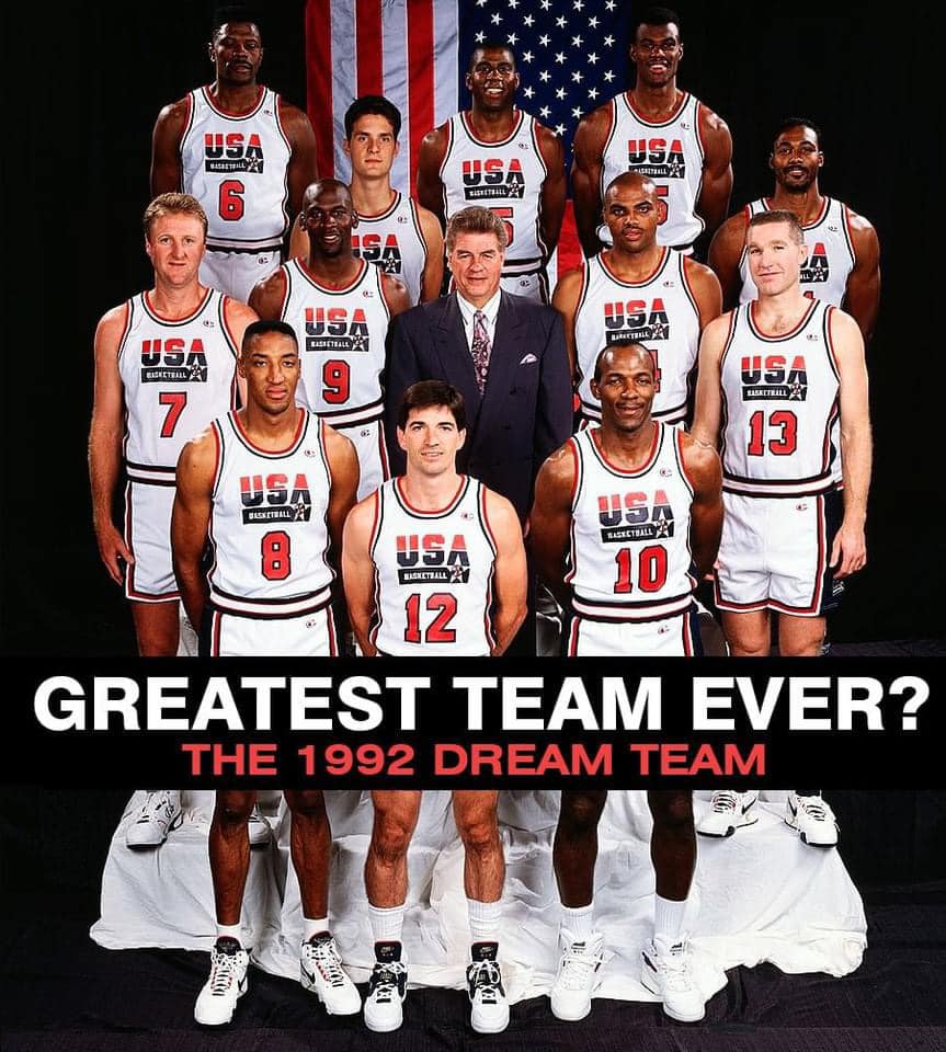 USA Olympic Dream Team wins gold in 1992