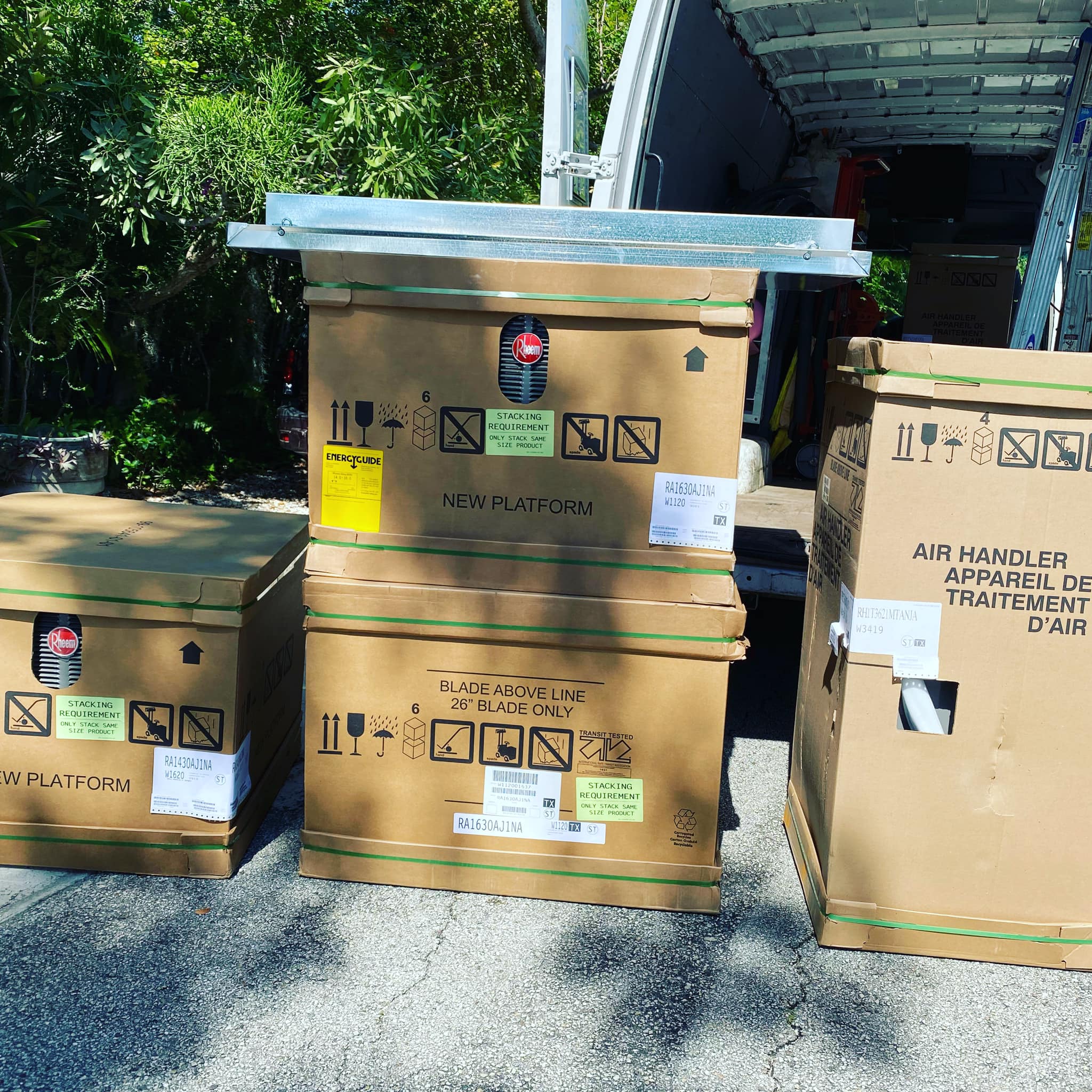 Cold Air Mechanical - Rheem equipment delivered | Facebook