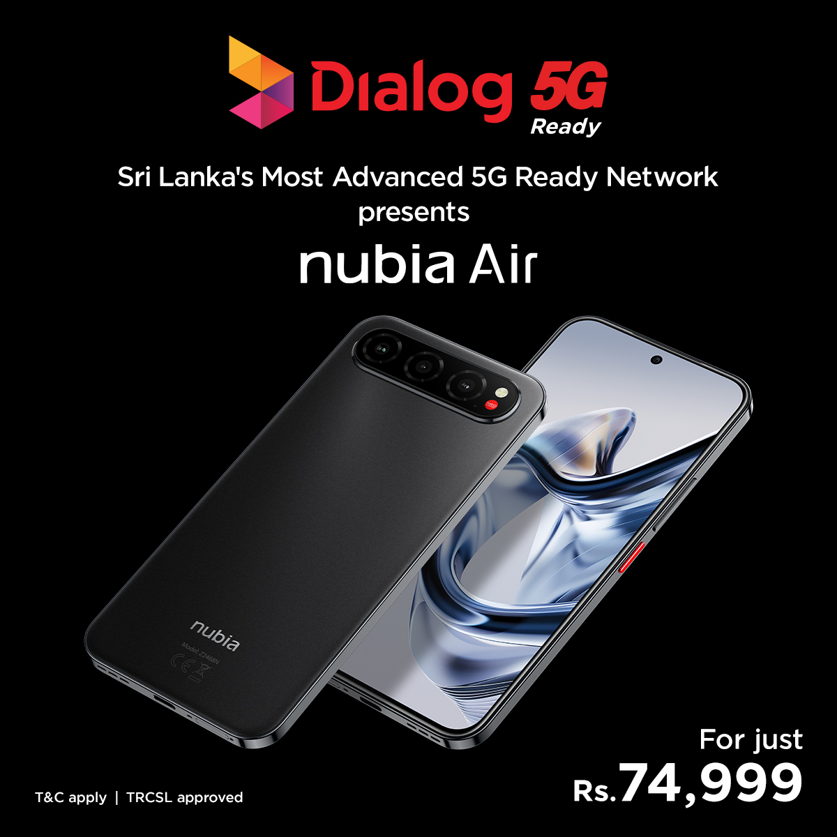 Dialog - Experience Nubia Air 5G on Dialog - Sri Lanka’s most advanced ...