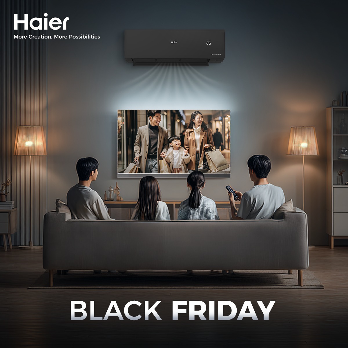 Haier - Black Friday 🛍️ เติมความสบายให้วันช้อปของคุณ ด้วย Haier Mini ...