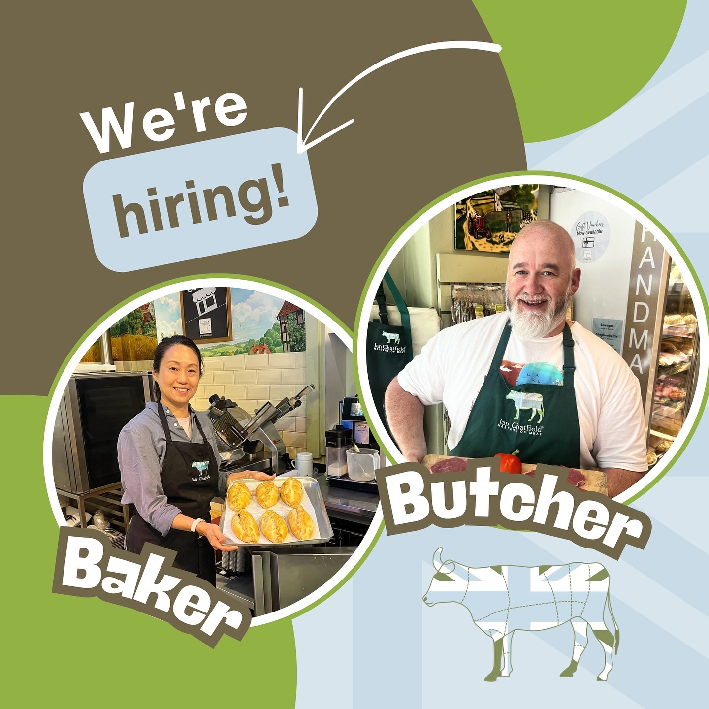 Ian - 🚨 We’re Hiring: Butcher & Baker! 🥩🥧 Due to exciting growth, we’re ...