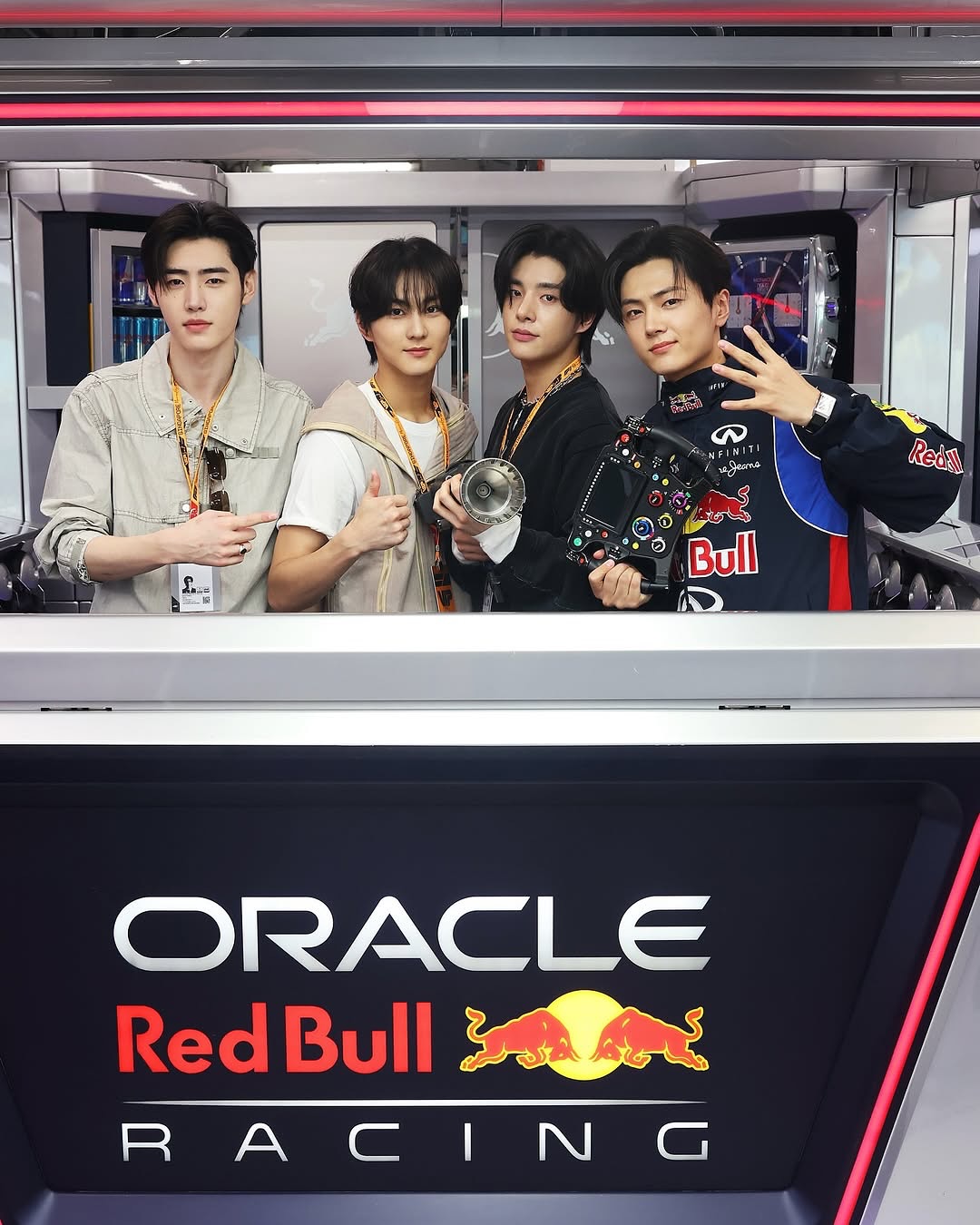 ENHYPEN x Formula 1 🏎️✨ Jay, Jake, Sunghoon, and Jungwon