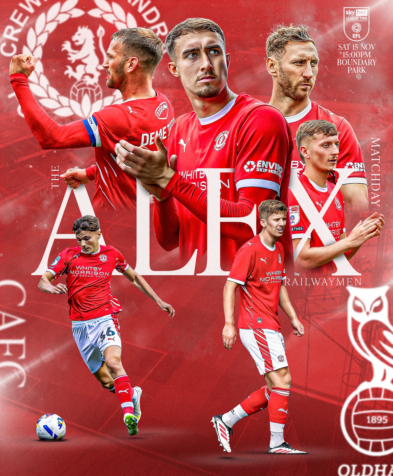 Crewe Alexandra Football Club - Behind at the break. #CreweAlex | Facebook