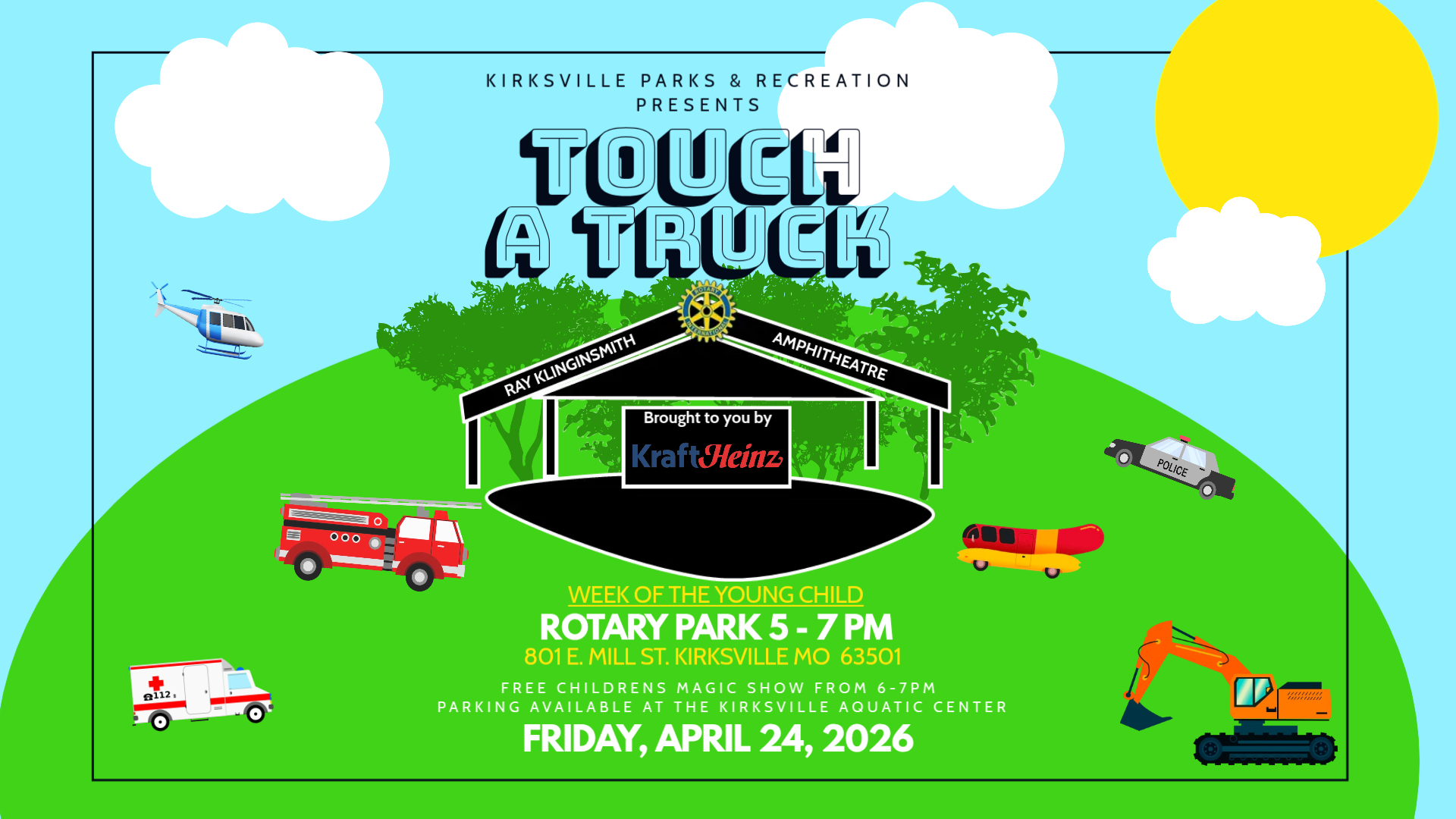 FREE TOUCH A TRUCK & MAGIC SHOW EVENT