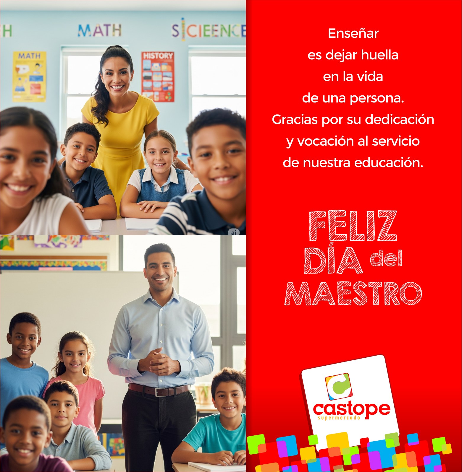 Supermercado - Feliz día del Maestro 👩‍🏫👨‍🏫 ️ Precios a tu alcance # ...