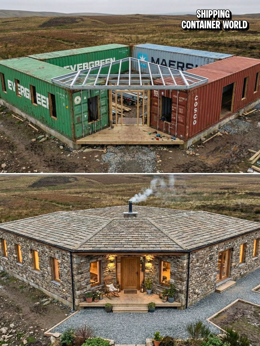 Shipping - From Rusty Boxes to Stone Cottage: The Ultimate Disguise! A ...
