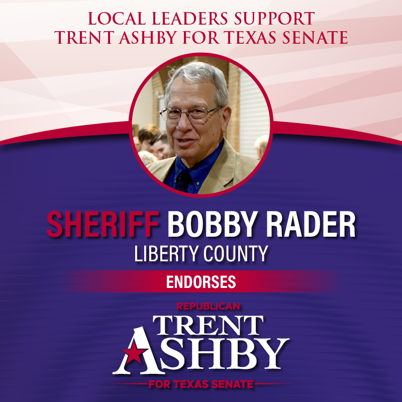 Sheriff Bobby Rader of... - State Representative Trent Ashby | Facebook