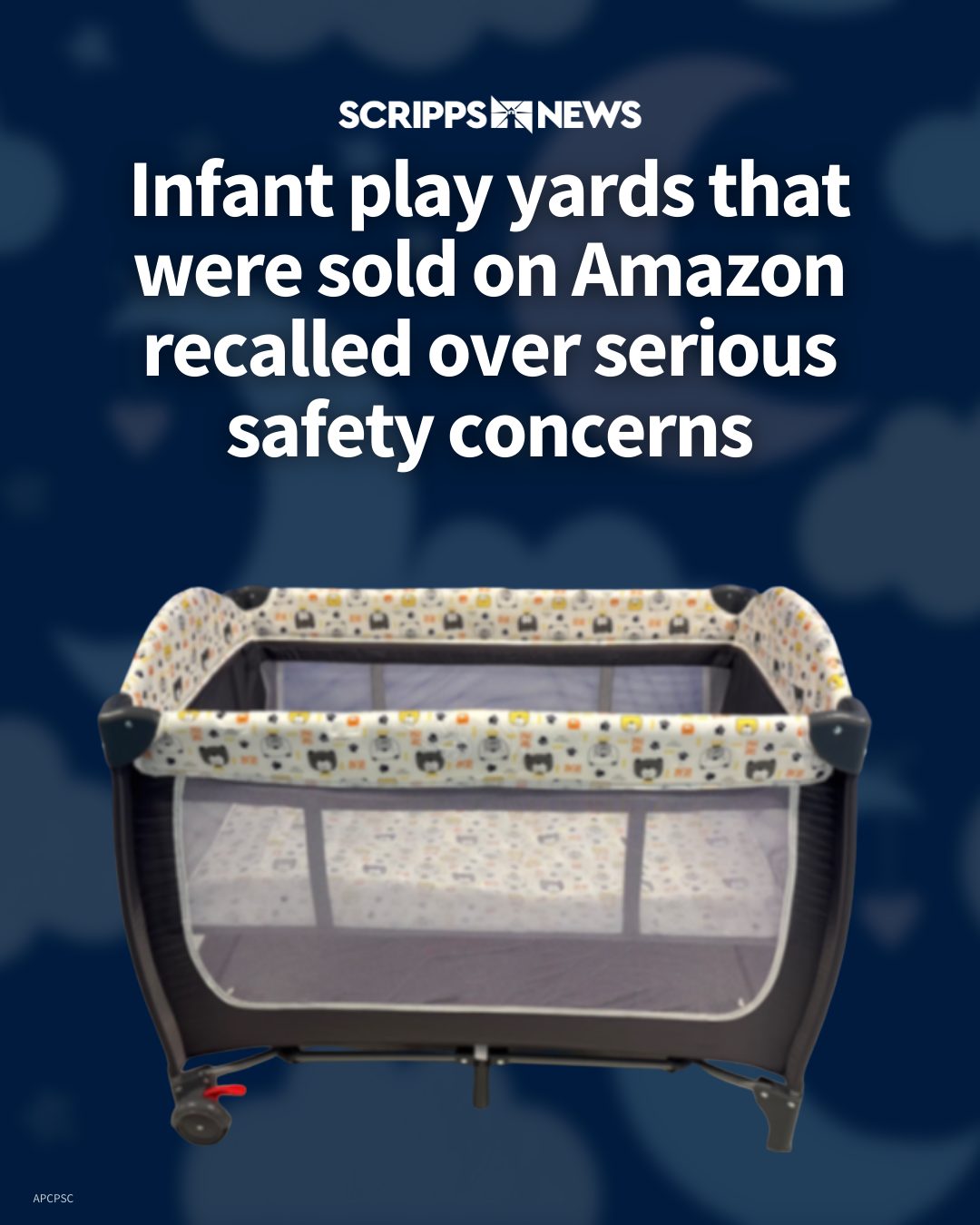 A playpen sold on Amazon has been recalled for the risk of serious injury or death, the United States Consumer Product Safety Commission announced Friday
