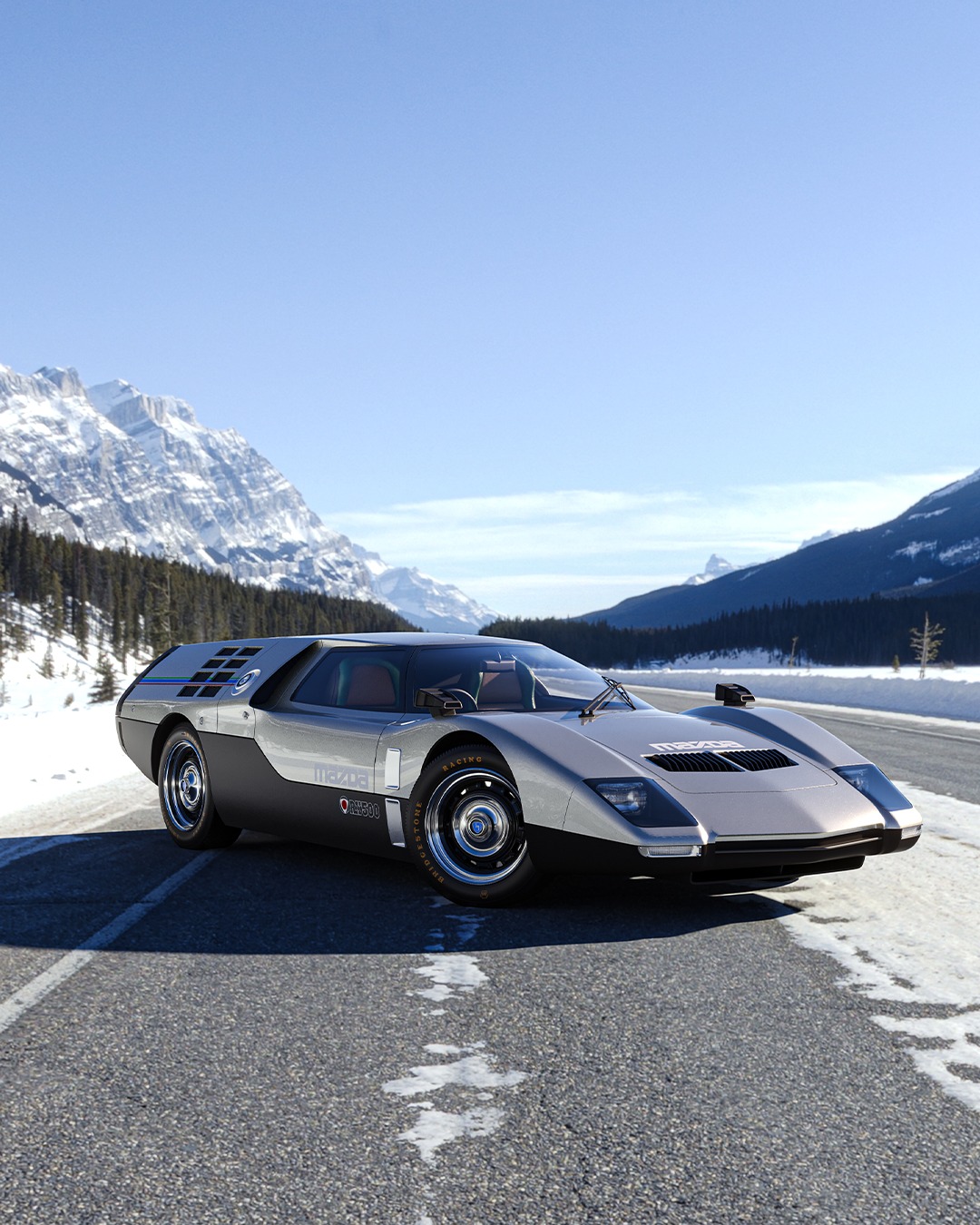 The Mazda RX-500. Originally a 1970s experiment in aerodynamics