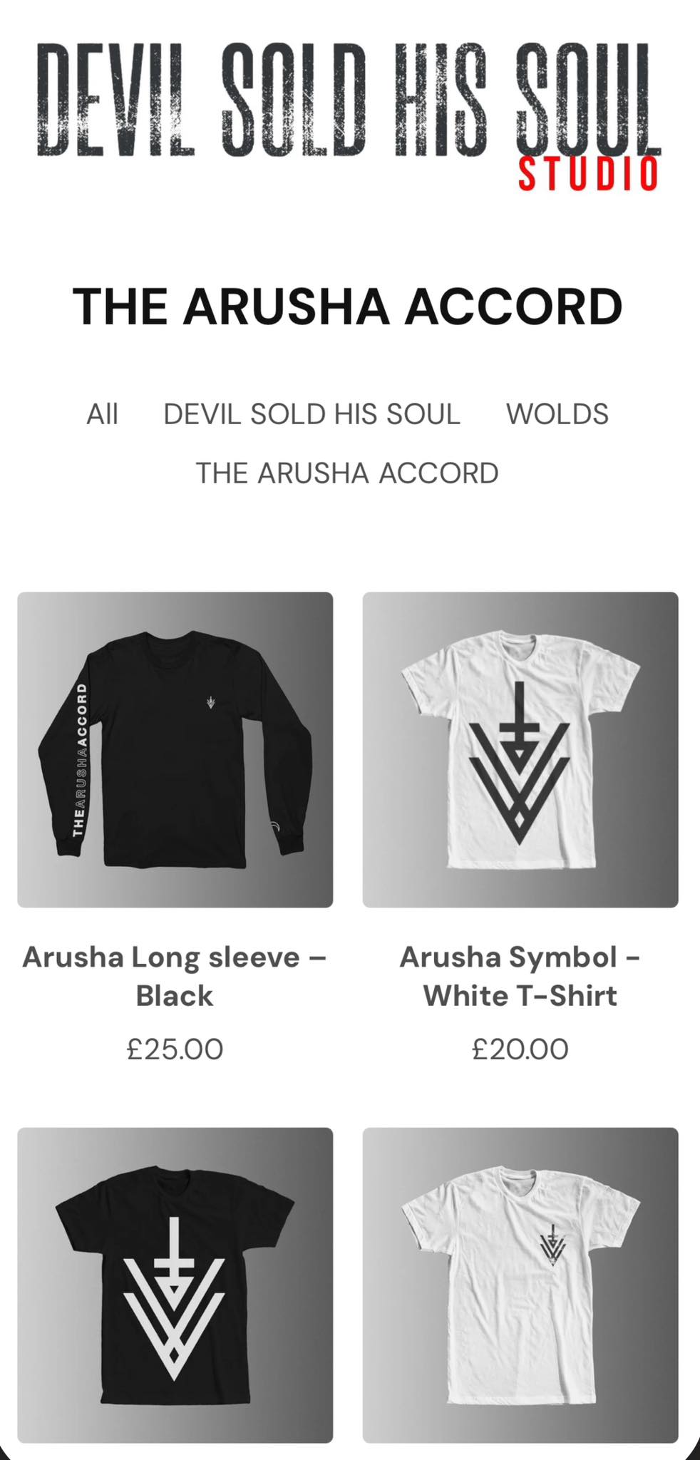 Hi gang, Our store has moved! If... - The Arusha Accord | Facebook