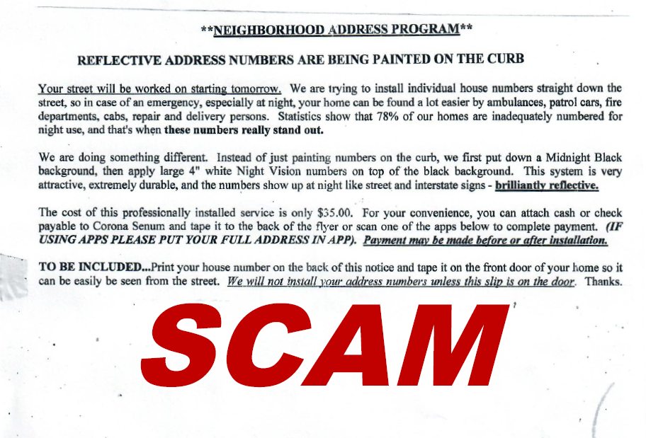City - 📢ATTENTION RESIDENTS: Scam alert📢 It has come to our attention ...