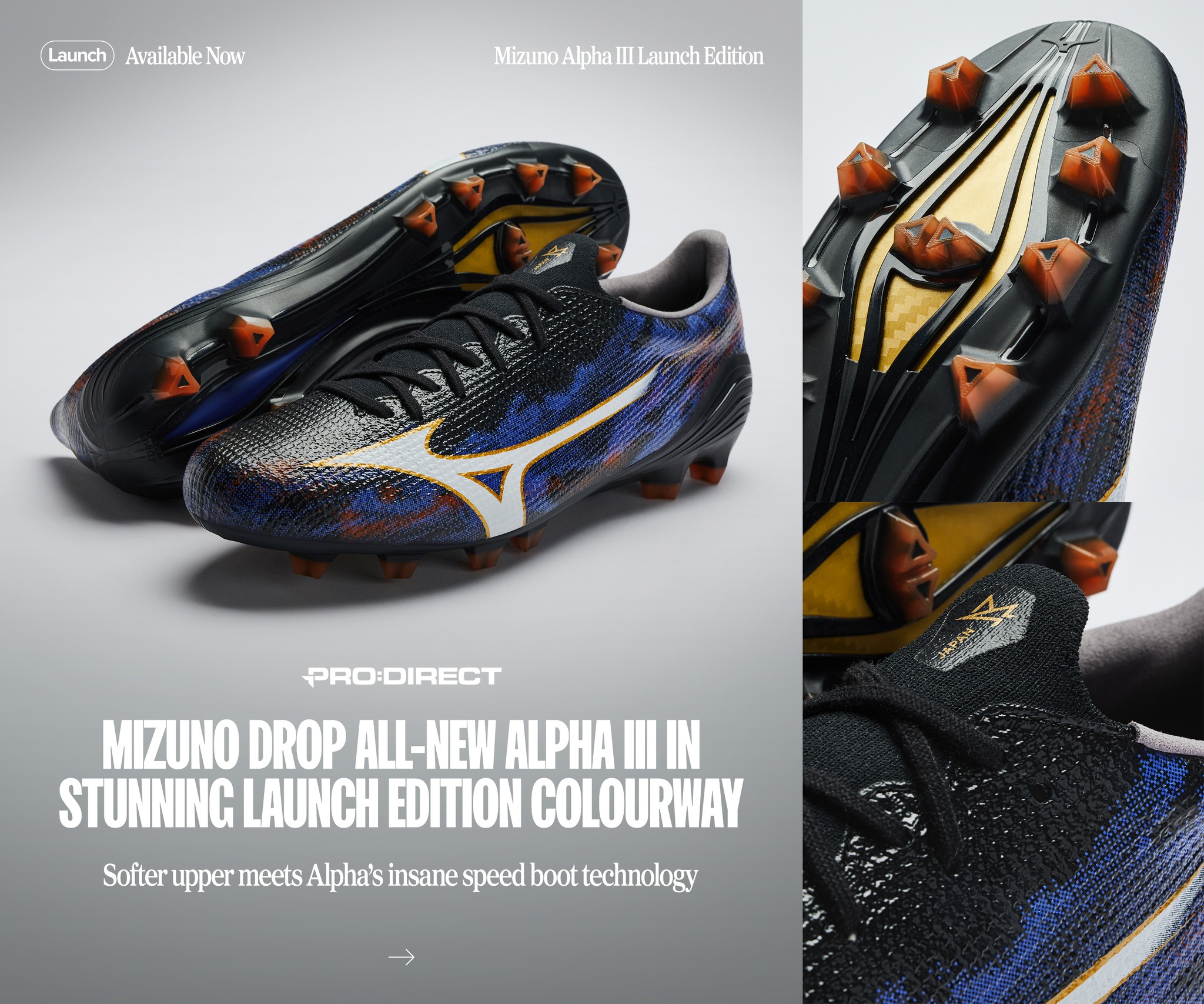 ? https://brnw.ch/MizunoAlphaIII The new-generation Mizuno Alpha 