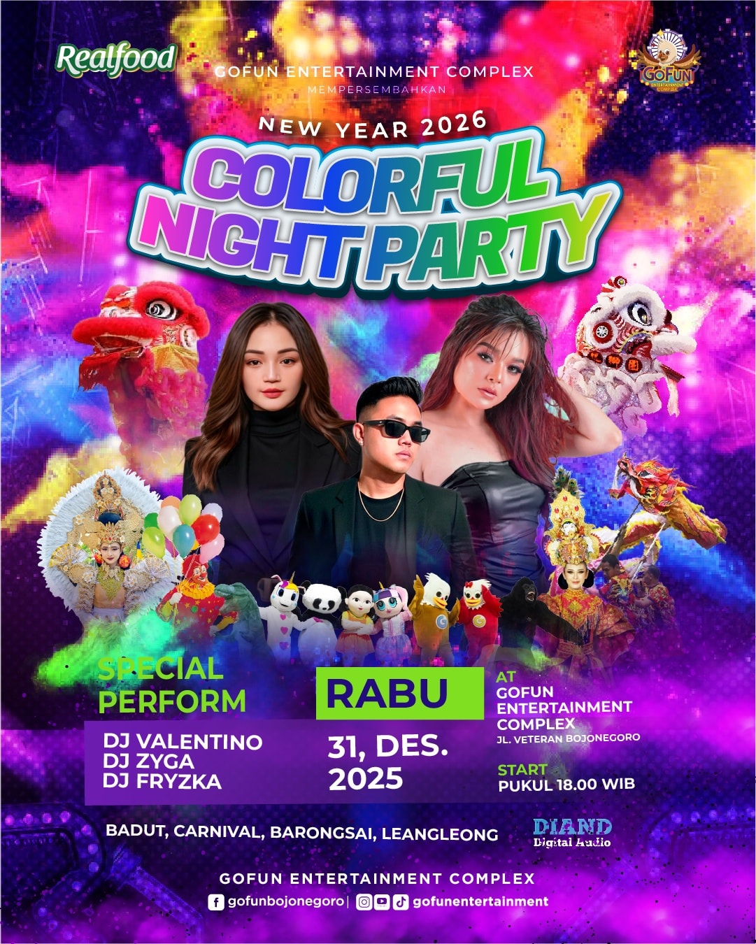 🌈 BOJONEGORO COLORFUL NIGHT PARTY – NEW... - GoFun Bojonegoro | Facebook