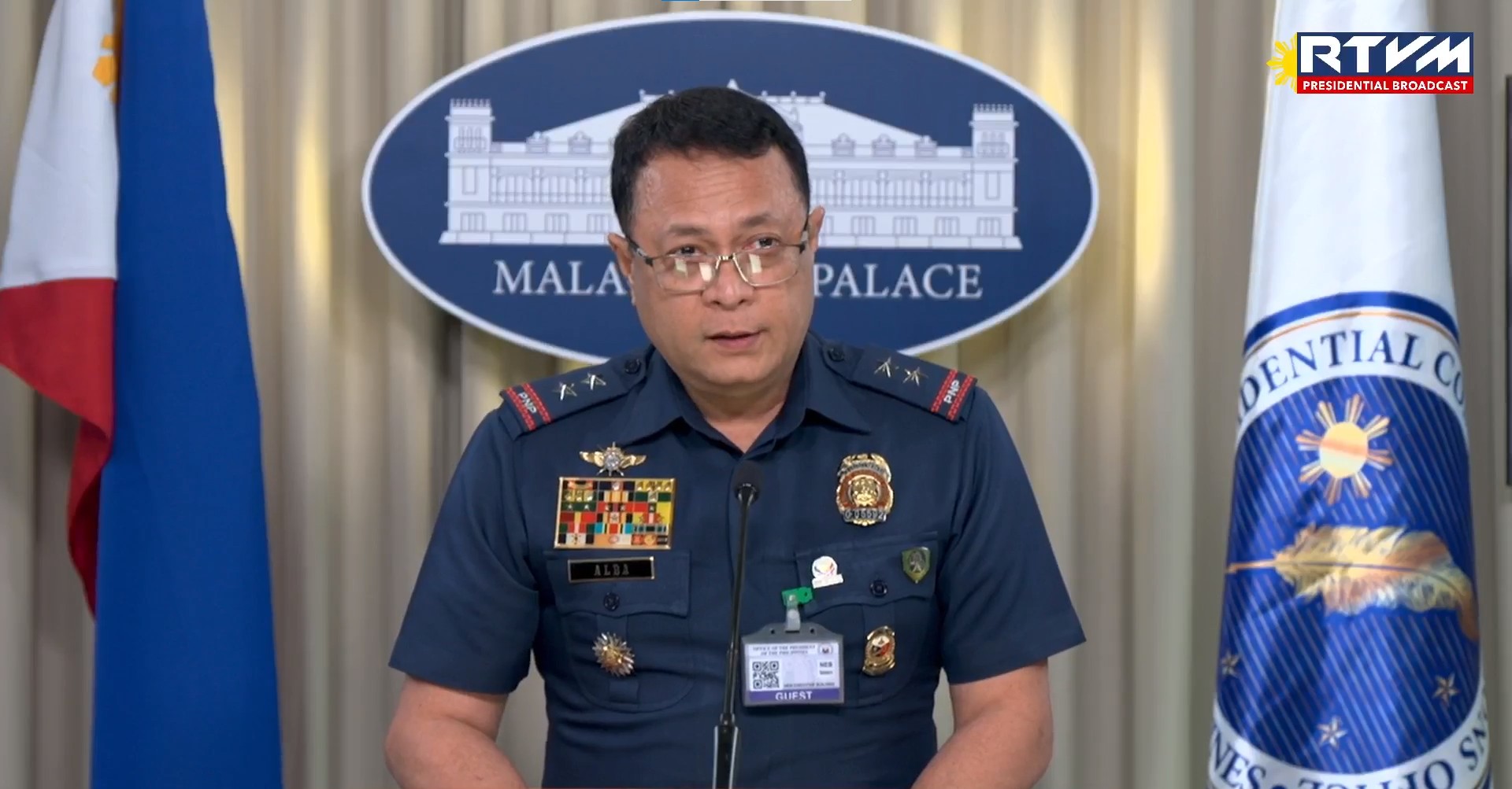 Mindanao - LOOK: Police Chief MGen Roderick Alba during a press ...