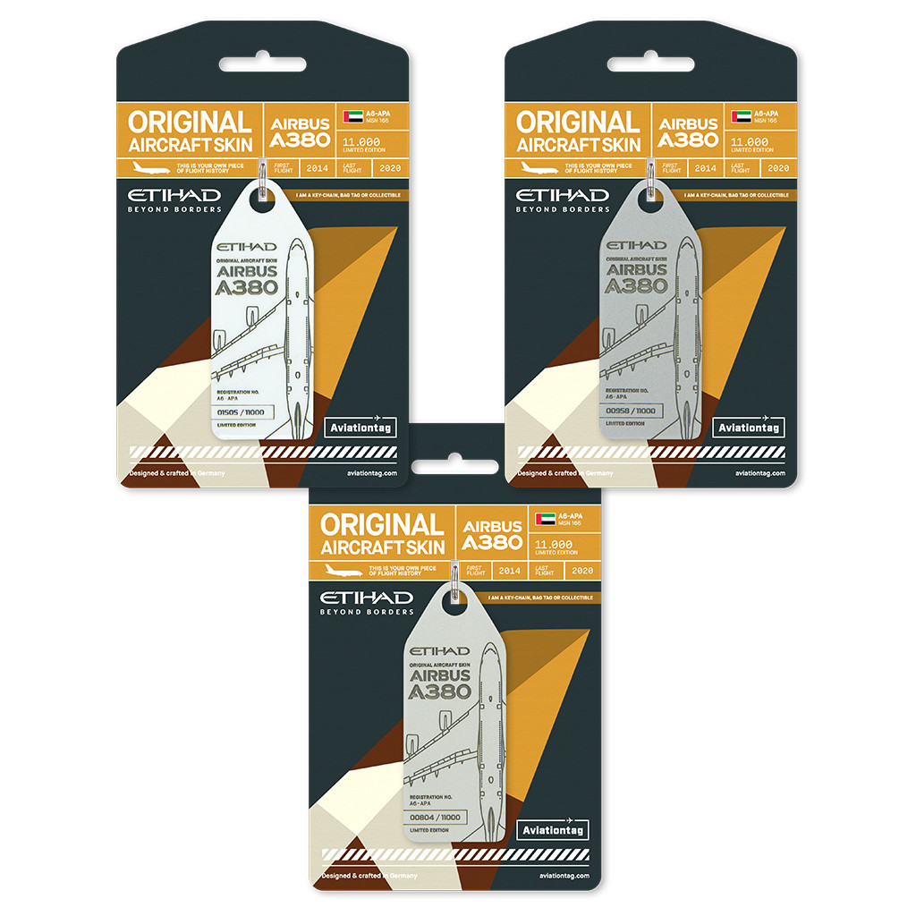 It's here! ✈️ The brand-new Aviationtag × Etihad edition has