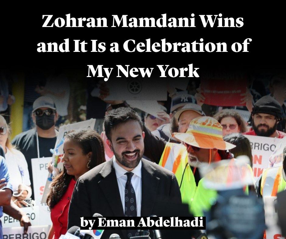 In - Zohran Mamdani Wins and It Is a Celebration of My New York Mamdani ...
