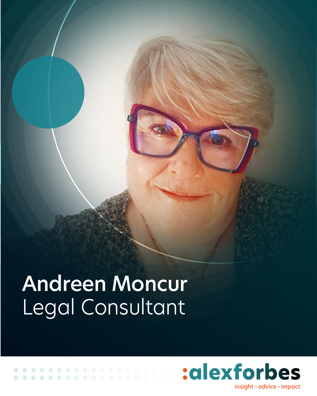 Meet Andreen Moncur, a leading voice... - Alexforbes Namibia | Facebook