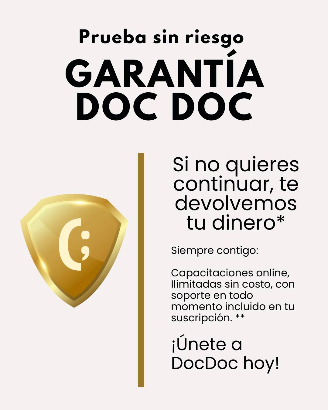 Docdoc - 🔹 Sin riesgos, solo beneficios 🔹 *💯 Prueba Doc Doc con total ...