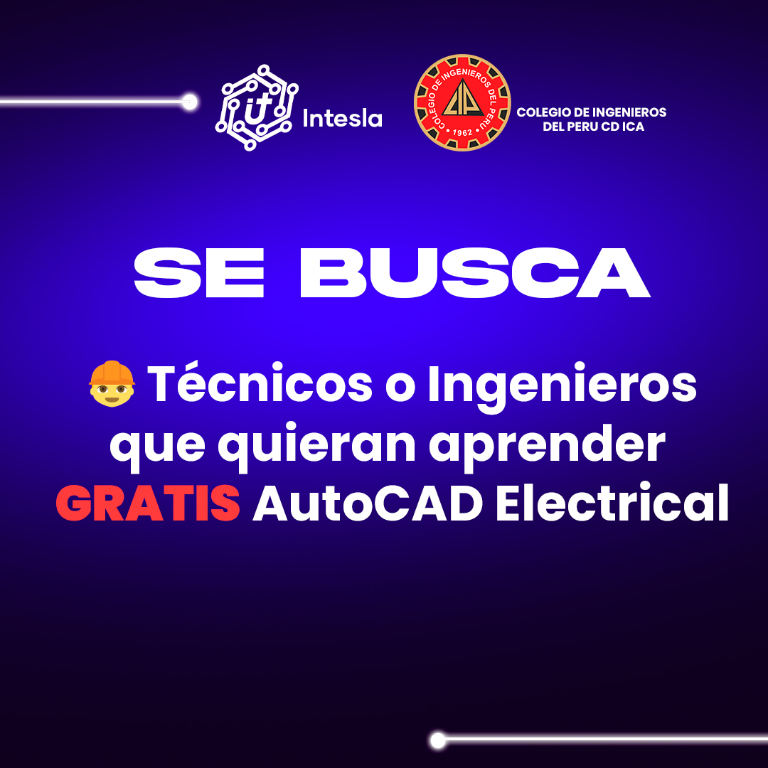 ⚡ ¡Domina AutoCAD Electrical con... - Intesla Ingenieria | Facebook