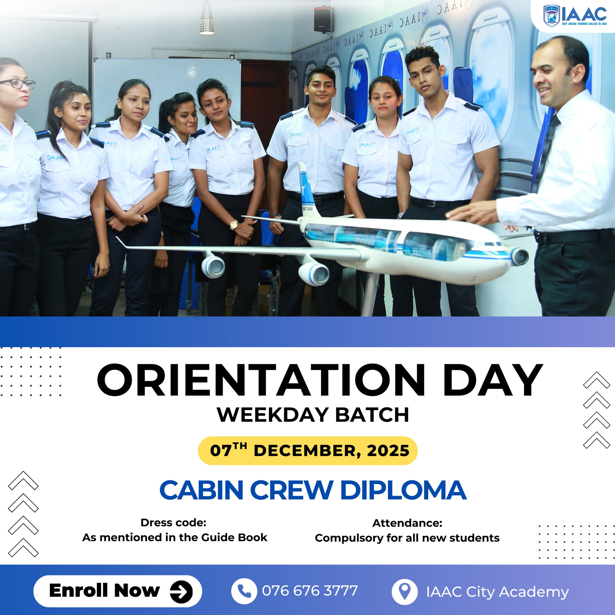 International - ️ Weekday Cabin Crew Batch – Starting December 07th! We ...