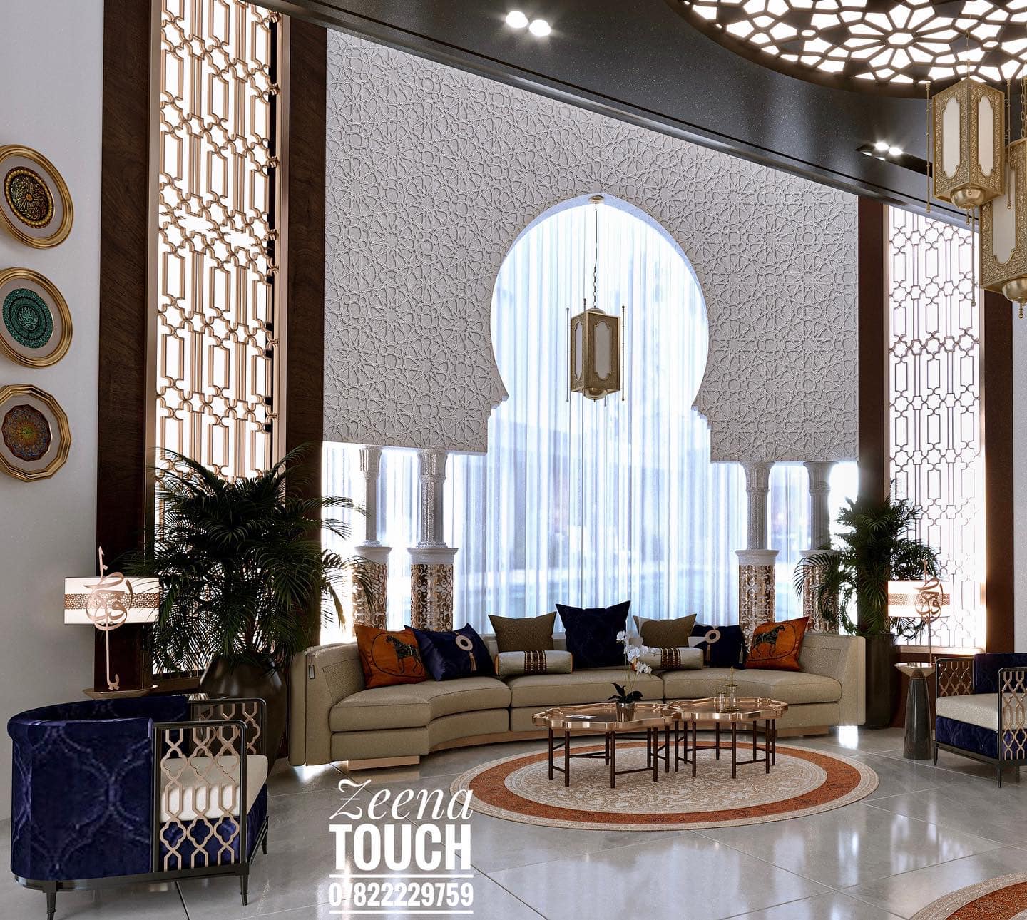للتصاميم الداخليه - Zeena touch for interior design