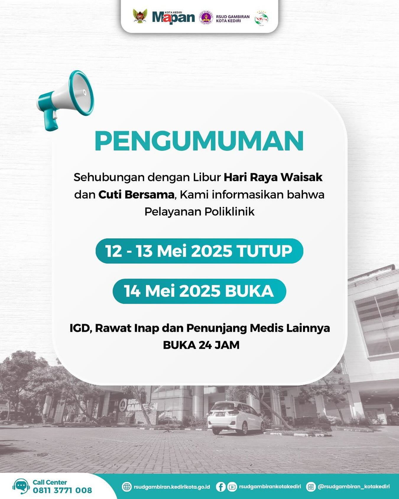 RSUD - Salam Sehat Sobat Gambiran 😘 Sehubungan dengan Hari Raya Waisak ...