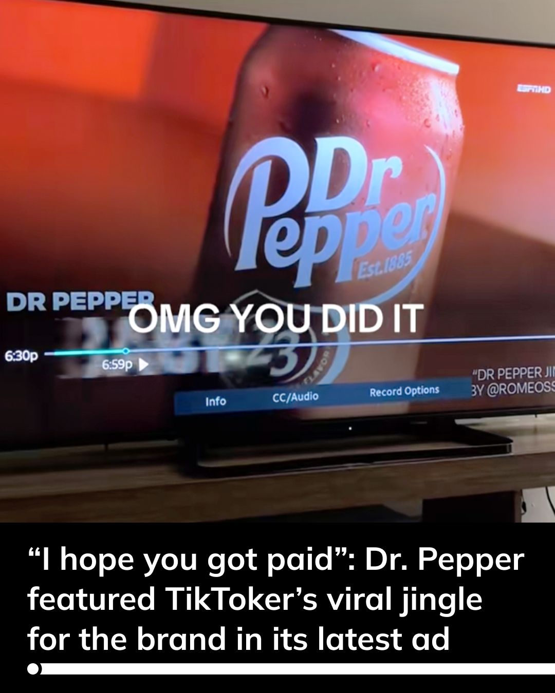 The Daily - Romeo did it. Dr. Pepper took notice and embraced the ...