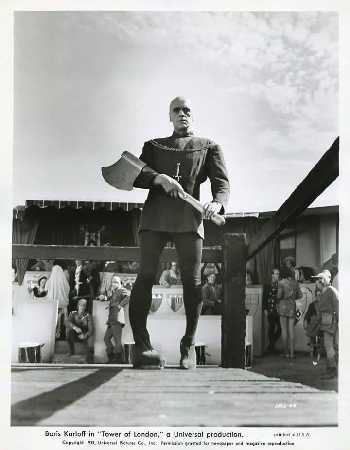 Janus　BORIS TOWER o f KARLOFF LONDON Boris Karloff. 'Tower Of London ' [1939]