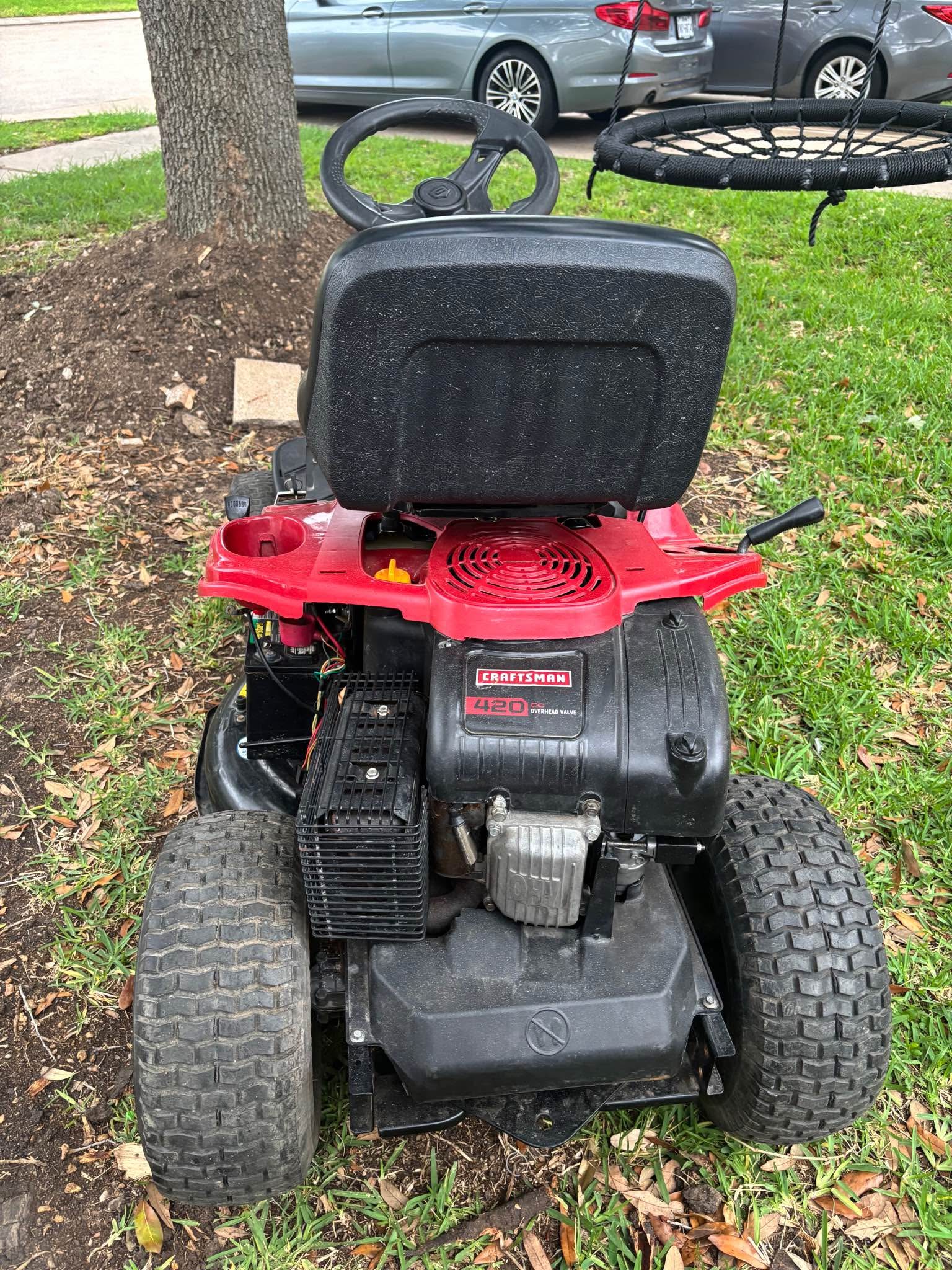 Craftman r1000 420 cc riding mower - Lawn Mowers - Mission Bend, Texas ...