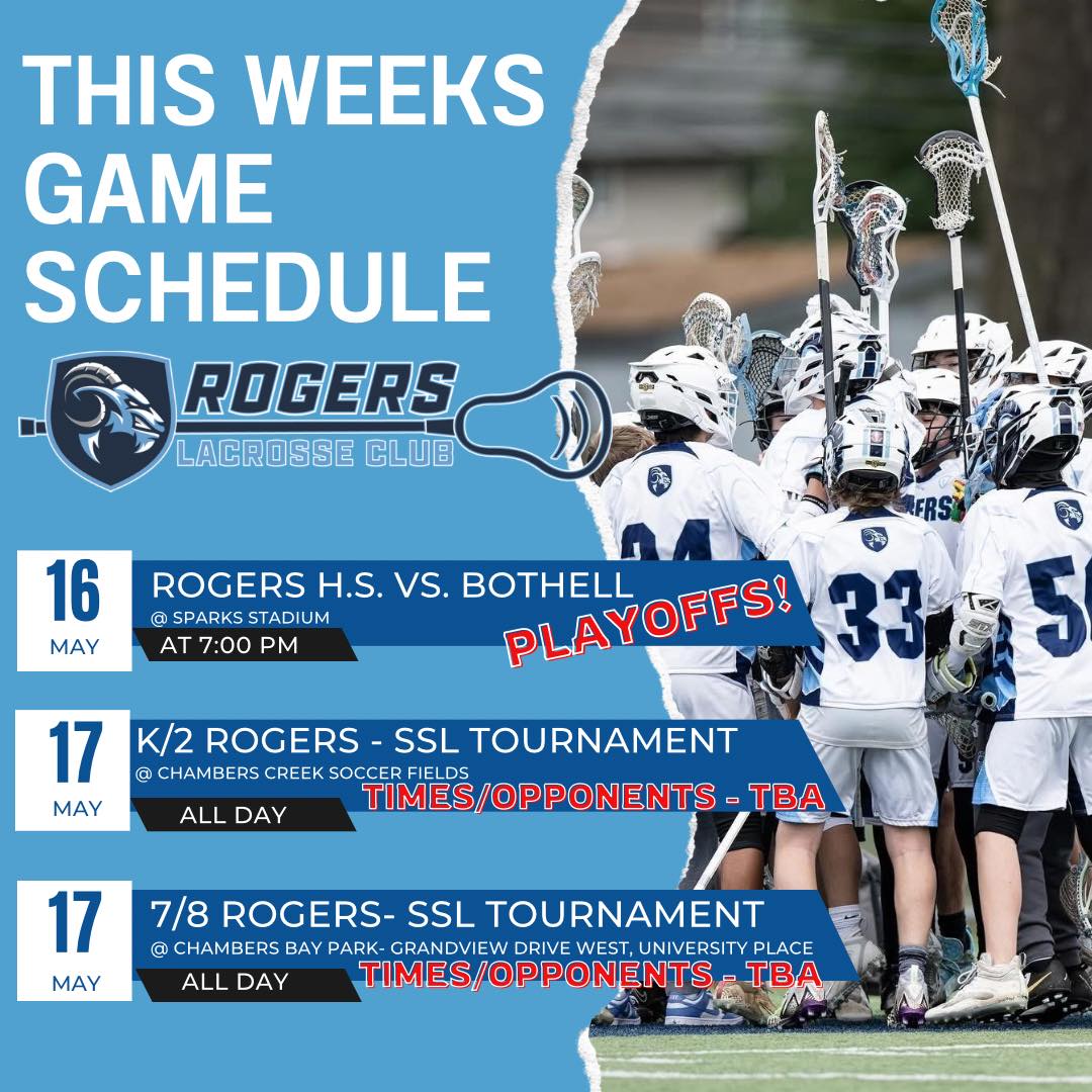Rogers - UPDATED! Location of the HS playoff game has been changed to ...