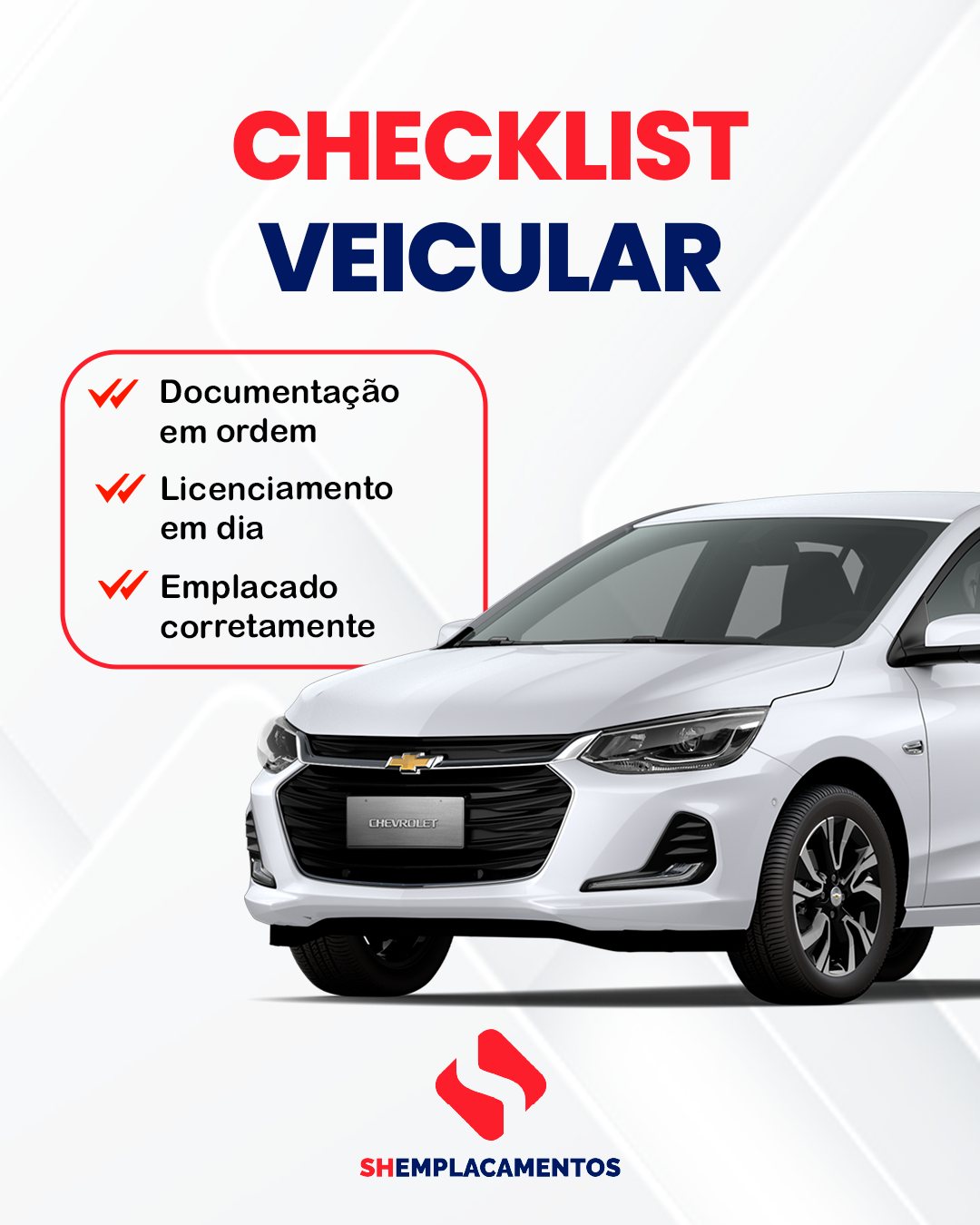 SH - 🔎 Checklist veicular feito do jeito certo é com quem entende do ...