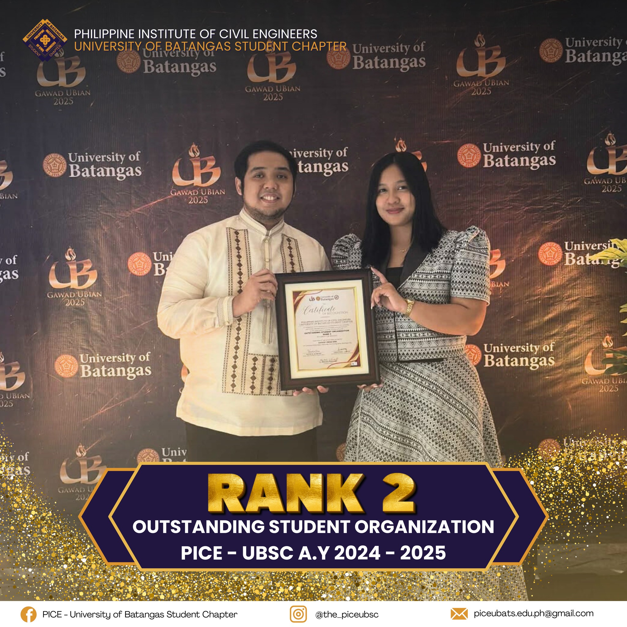 PICE - 𝗣𝗜𝗖𝗘-𝗨𝗕𝗦𝗖 𝟮𝟬𝟮𝟰-𝟮𝟬𝟮𝟱 🎉 Congratulations to PICE-UBSC A.Y 2024-2025 ...