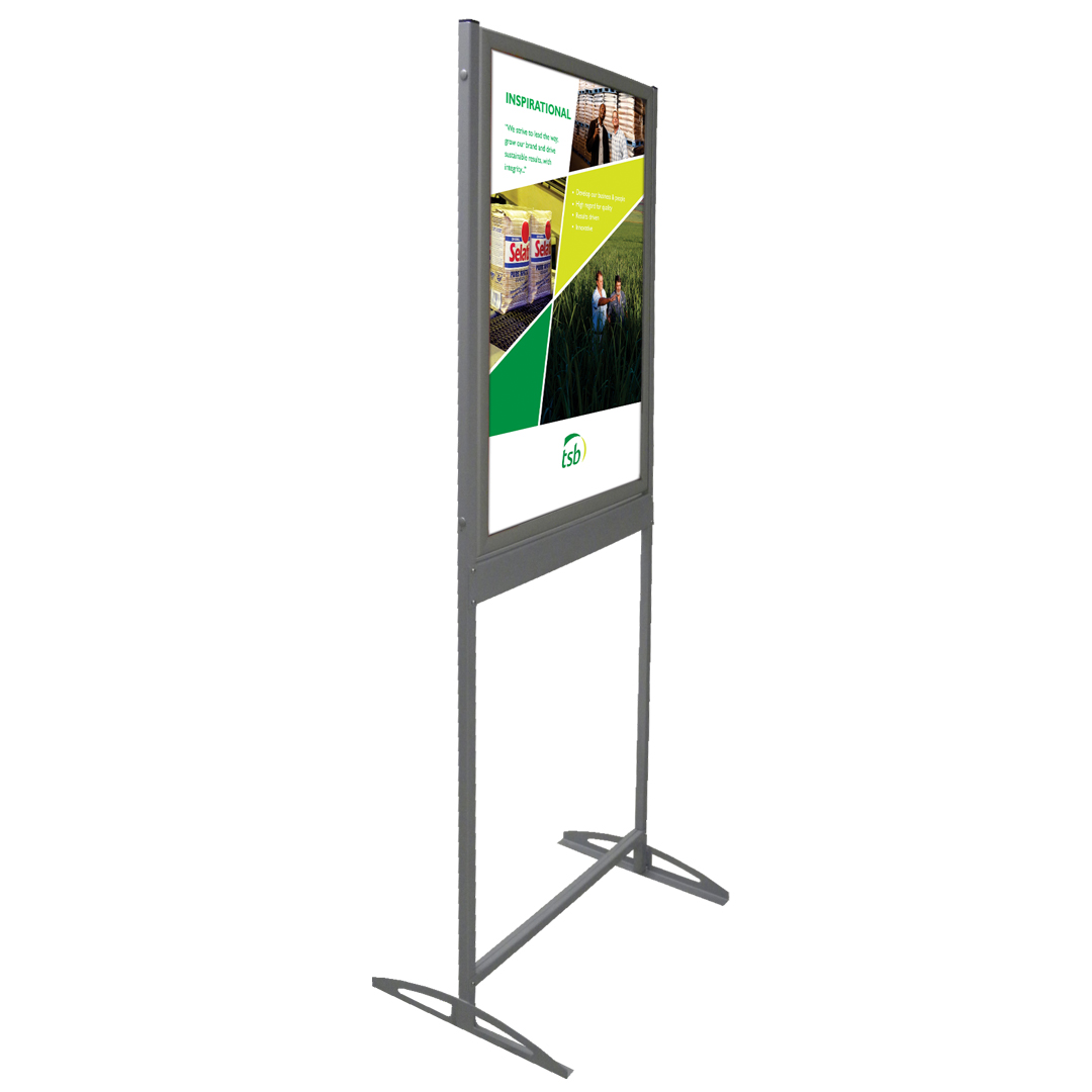 Ideal Displays - Shutter Frame 34mm comprise of a silver anodised ...