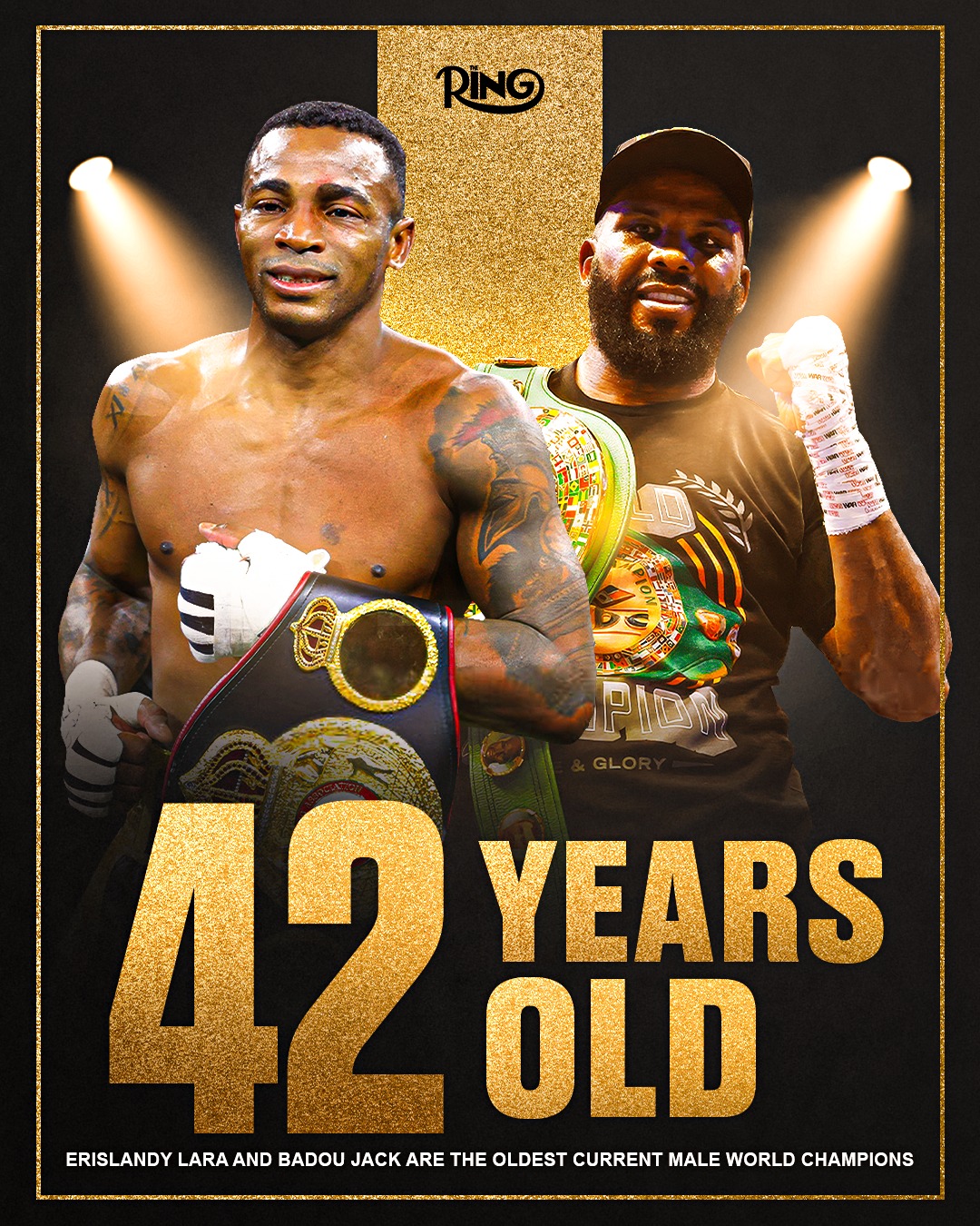 Erislandy Lara and Badou Jack are currently the oldest world