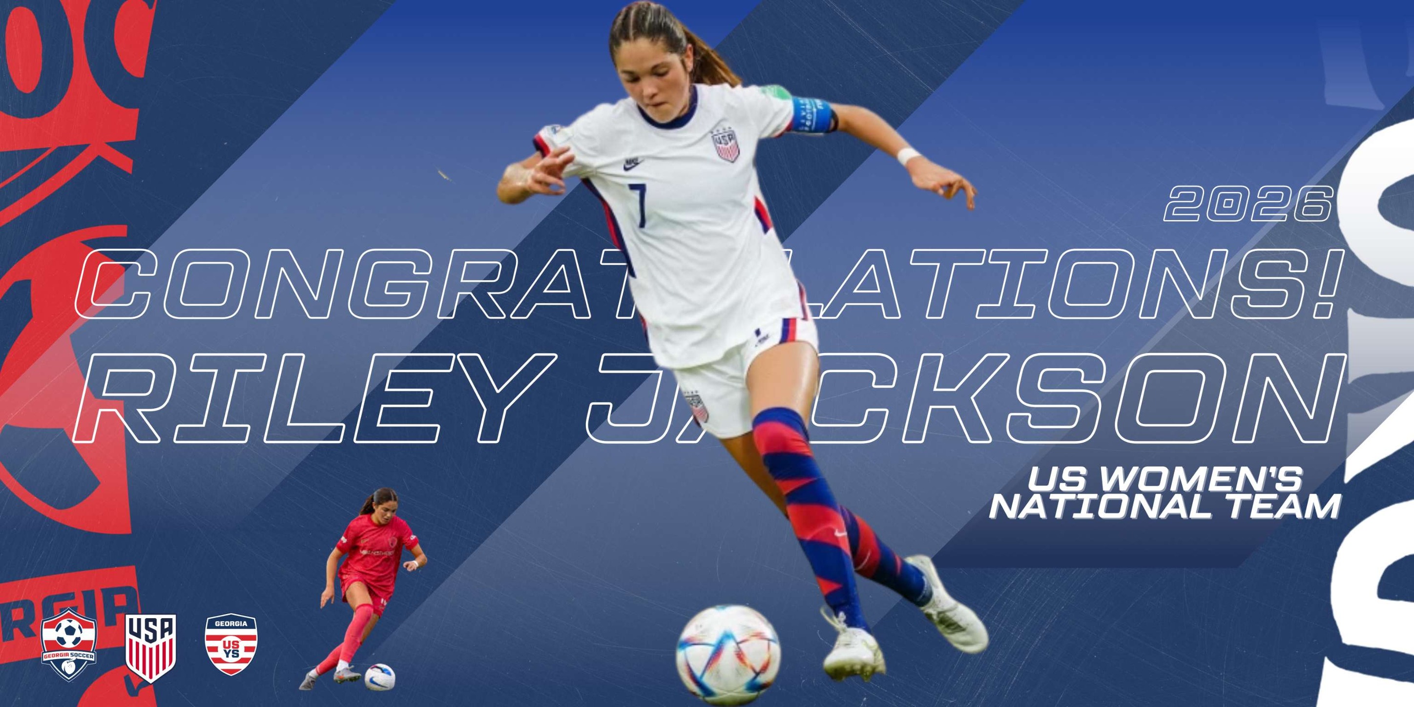 Georgia Soccer - Congratulations, RILEY JACKSON, a young... | Facebook