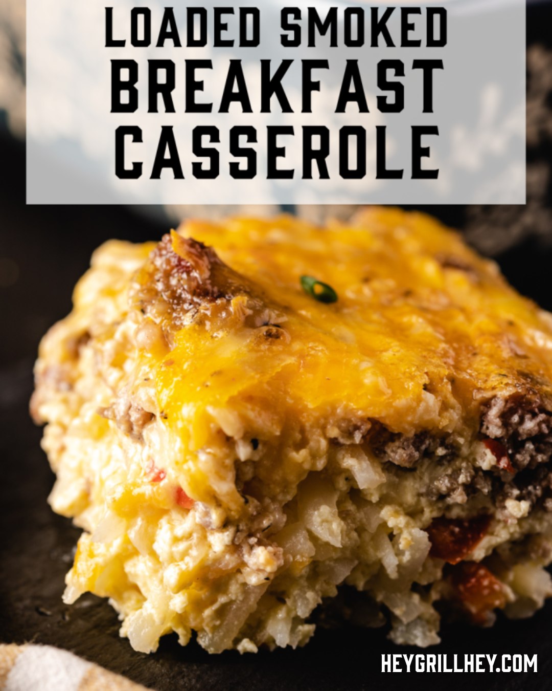 Backyard - This loaded smoked breakfast casserole is filled to the brim ...