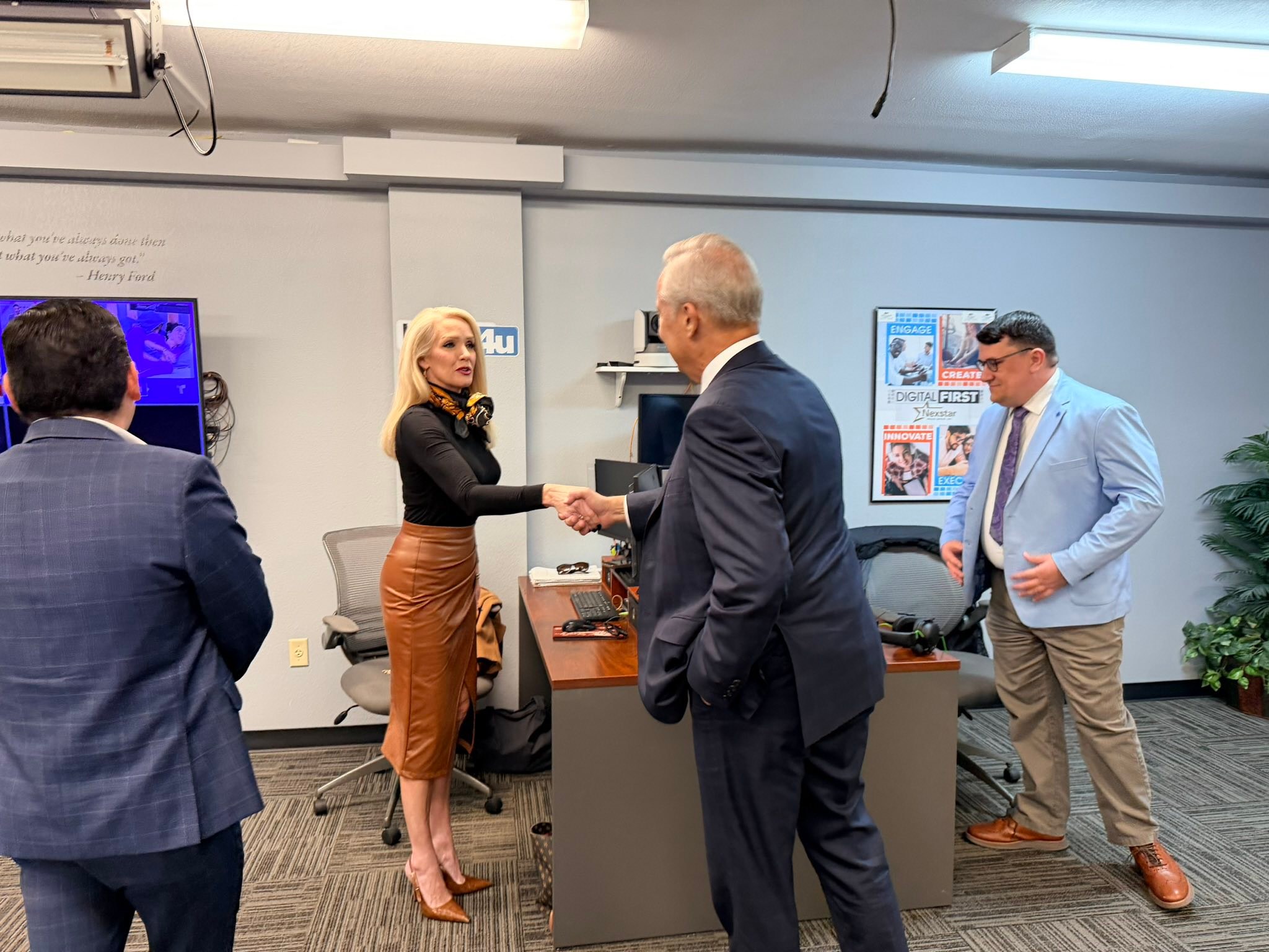 Meeting Nexstar Nation's CEO Perry Sook at Hardin-Simmons University