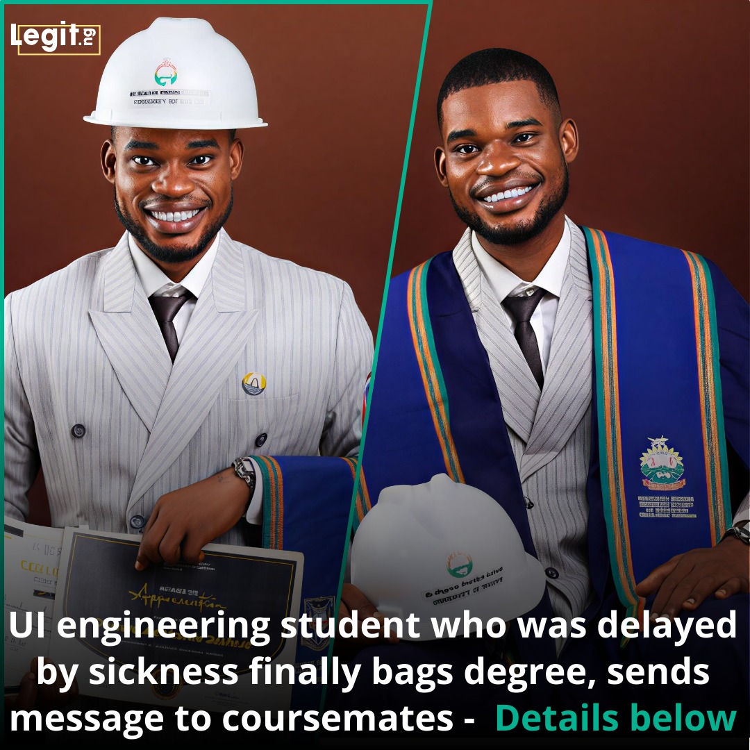 Legit.ng - A UI engineering student who was delayed by... | Facebook